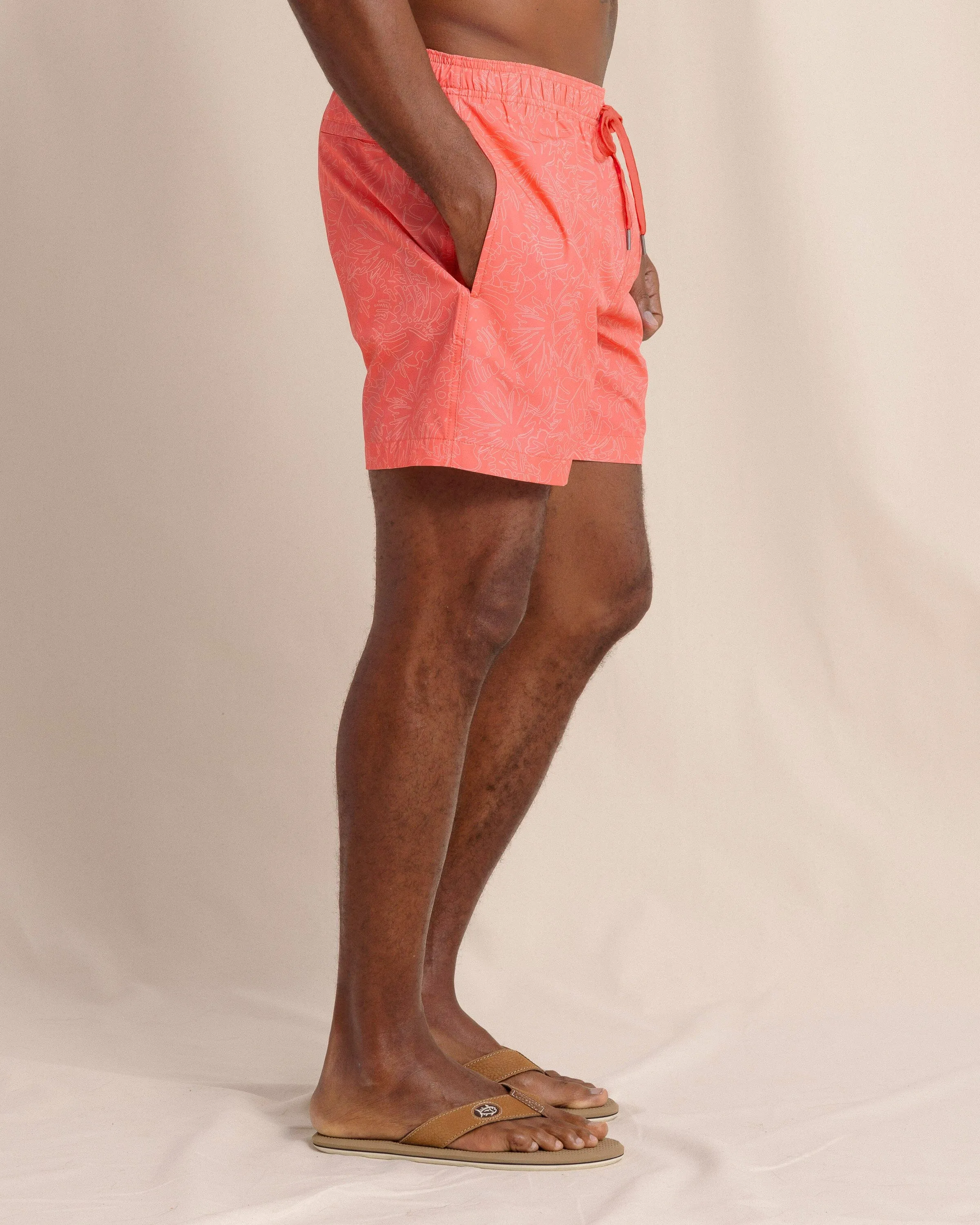 Floral Fusion Swim Trunk