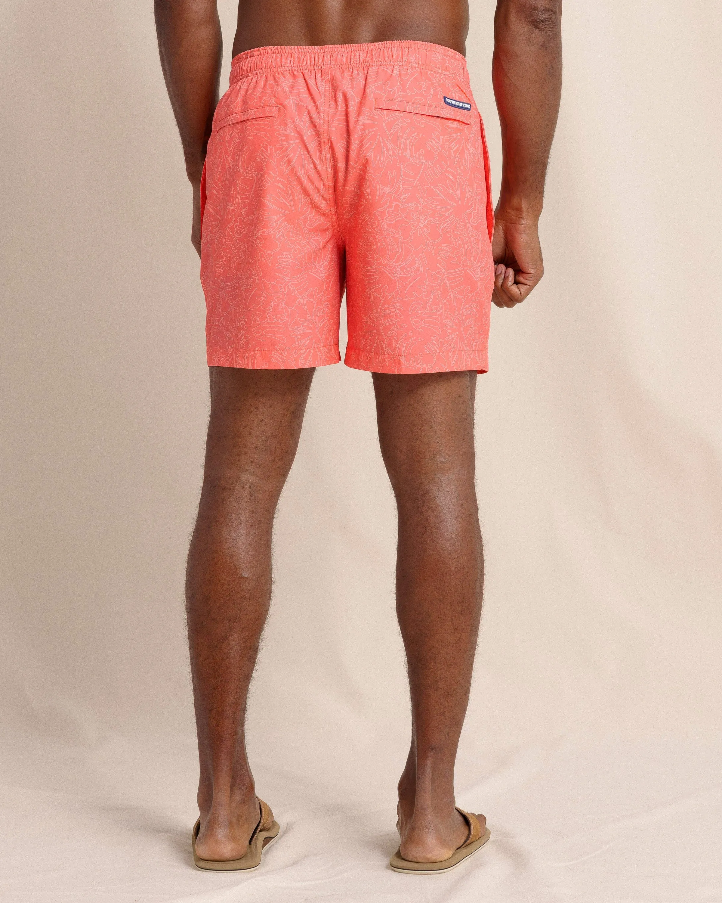 Floral Fusion Swim Trunk