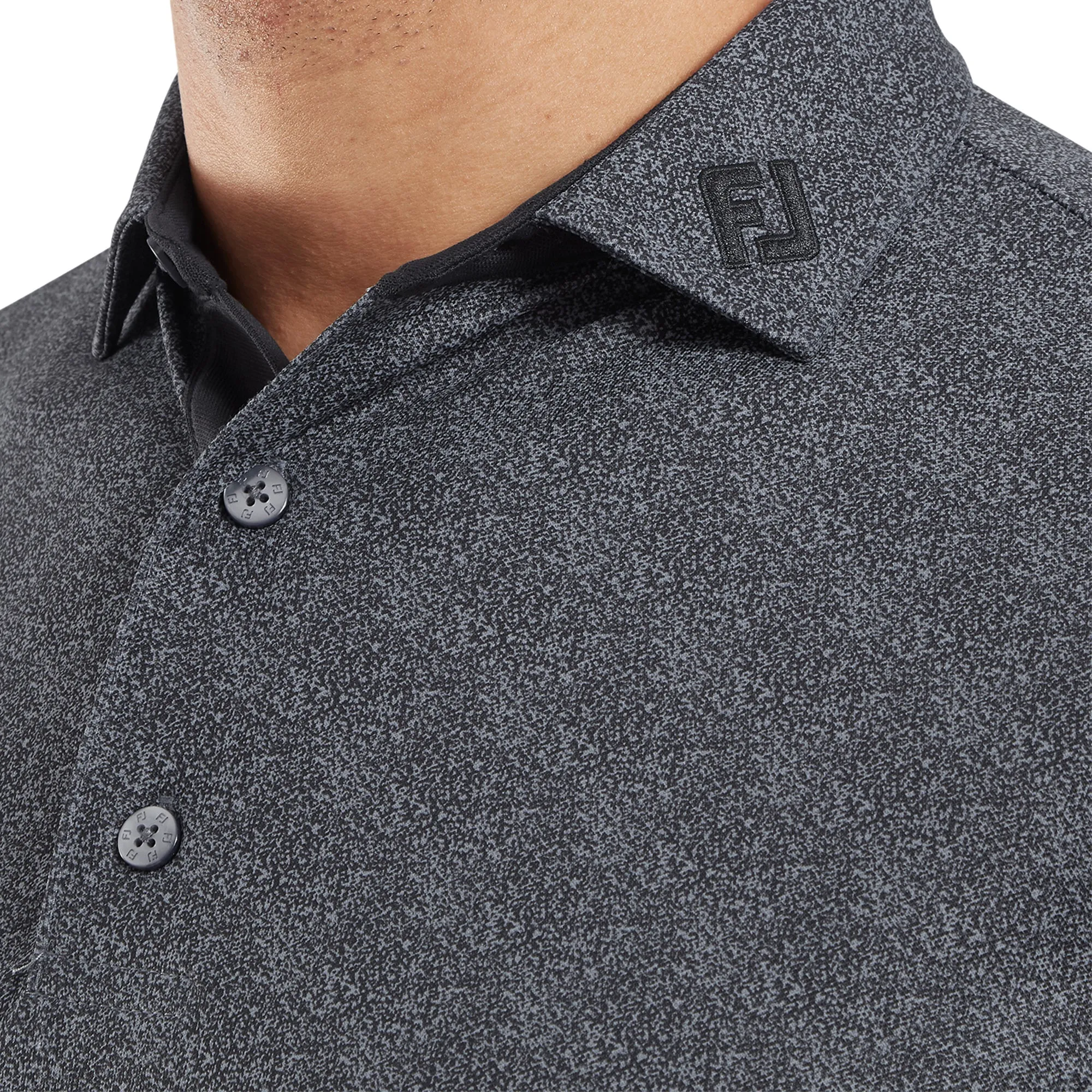 FootJoy Speckle Print Pique Golf Shirt