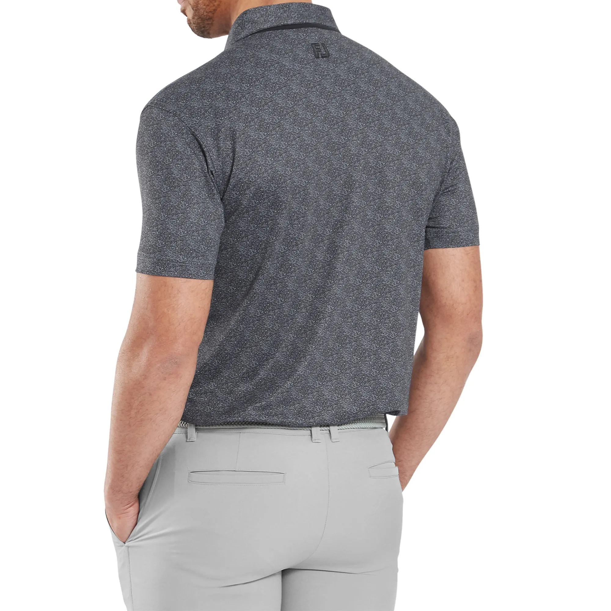 FootJoy Speckle Print Pique Golf Shirt