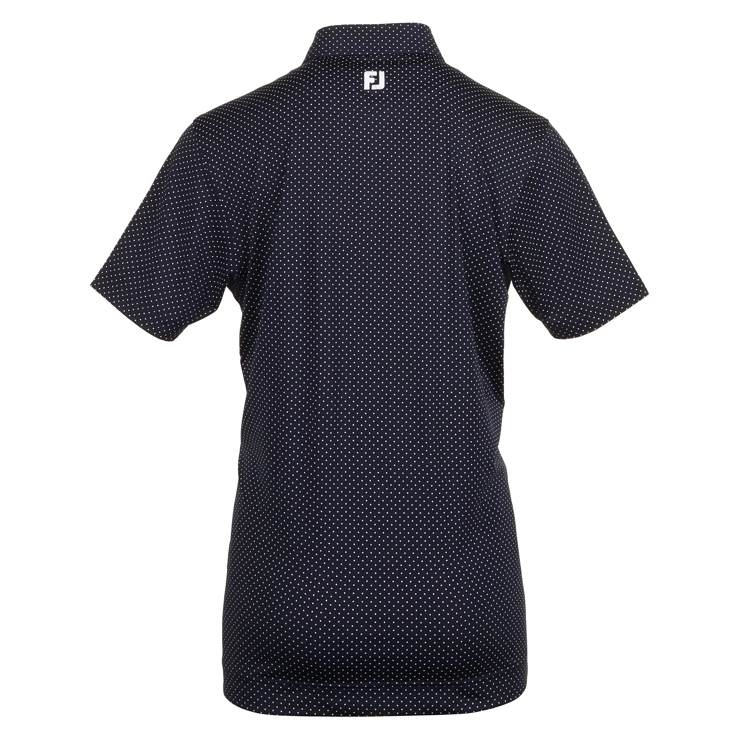 FootJoy Stretch Dot Print Lisle Golf Shirt