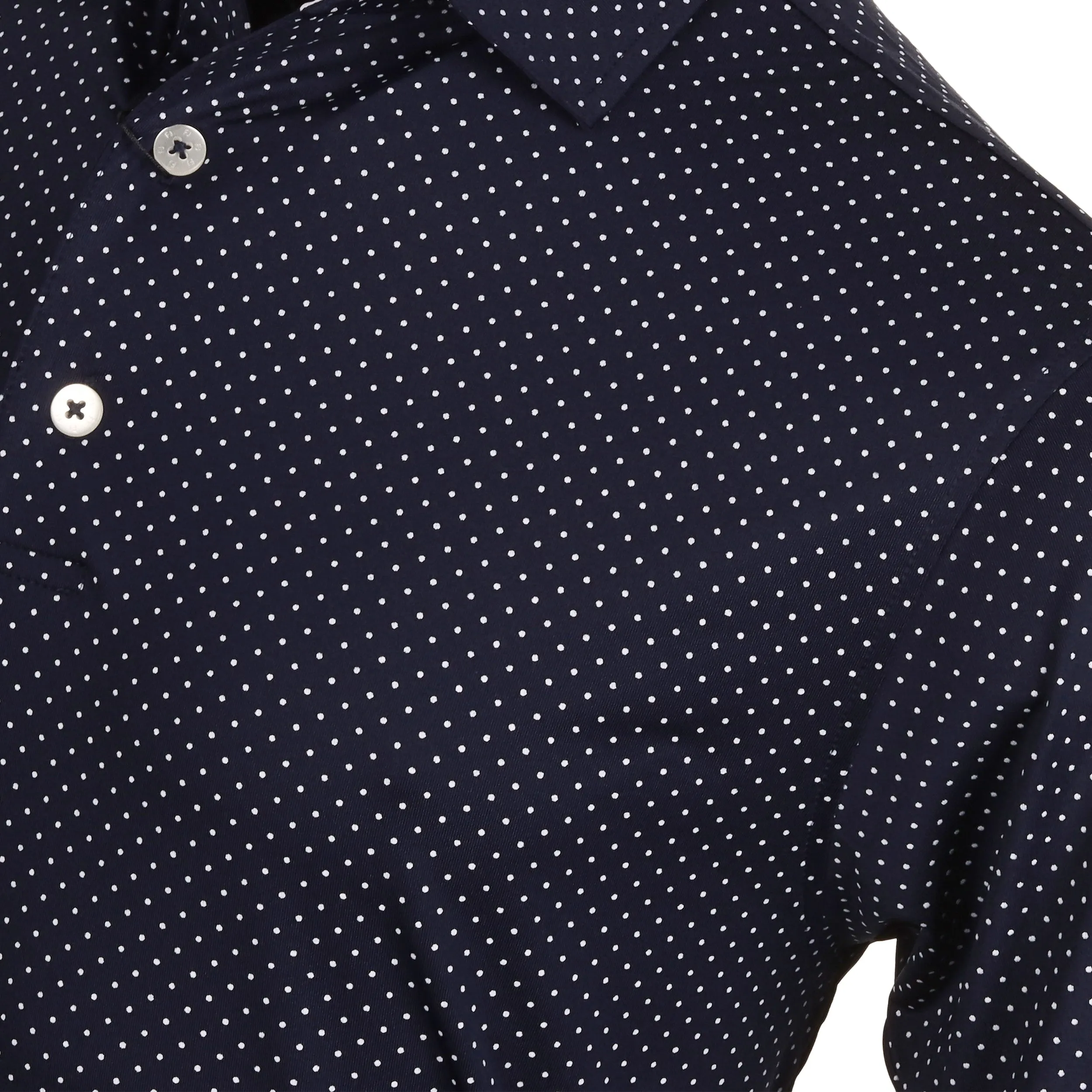 FootJoy Stretch Dot Print Lisle Golf Shirt