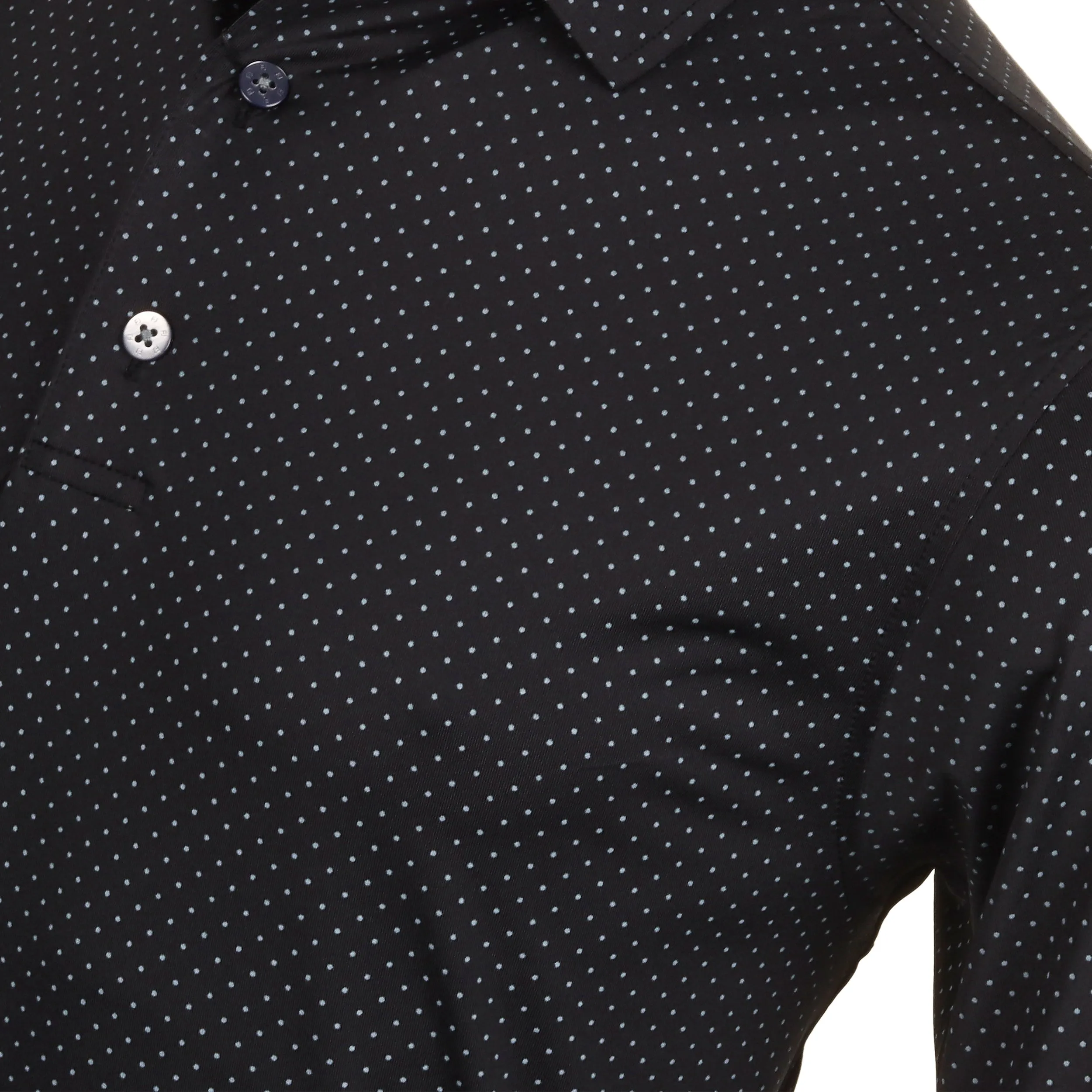 FootJoy Stretch Dot Print Lisle Golf Shirt