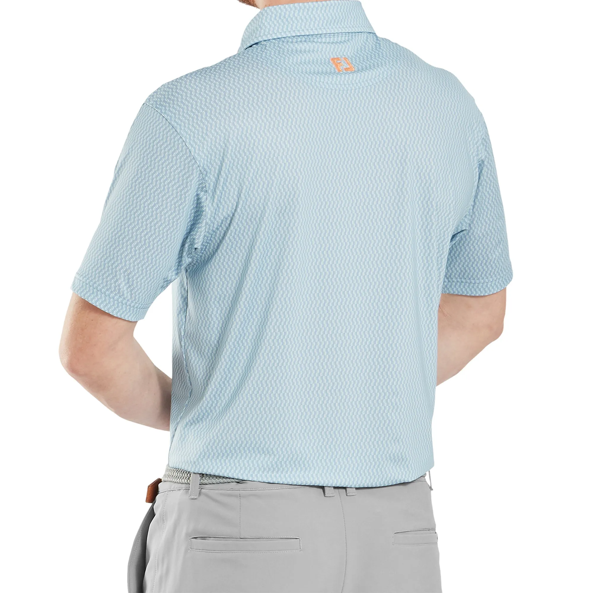 FootJoy Wiggle Print Lisle Golf Shirt