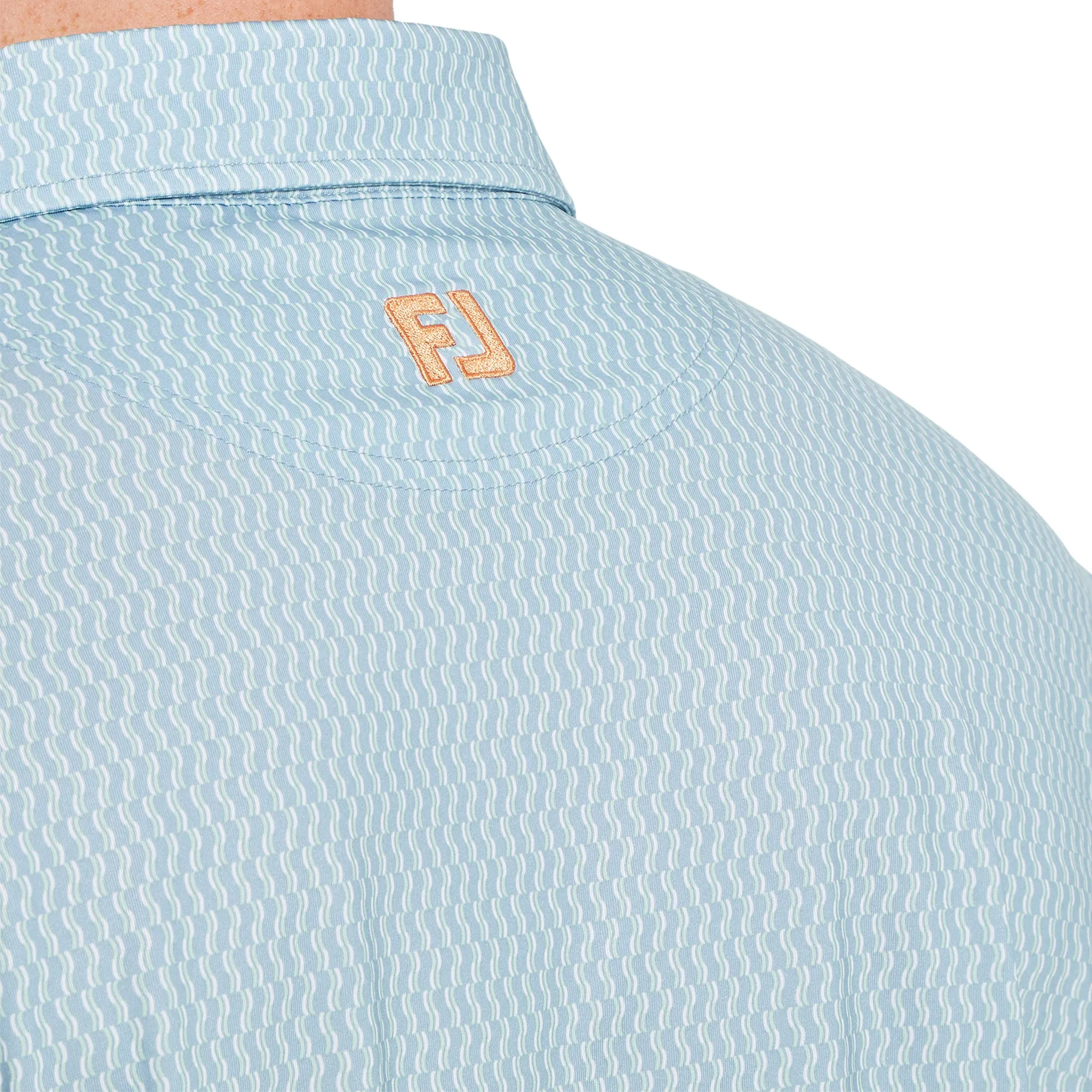 FootJoy Wiggle Print Lisle Golf Shirt