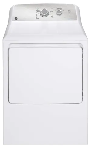 GE White Gas Dryer with SaniFresh cycle (7.2 Cu. Ft.) - GTD40GBMRWS
