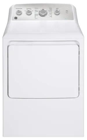 GE White Gas Dryer with SaniFresh Cycle (7.2 Cu. Ft.) - GTD45GBMRWS