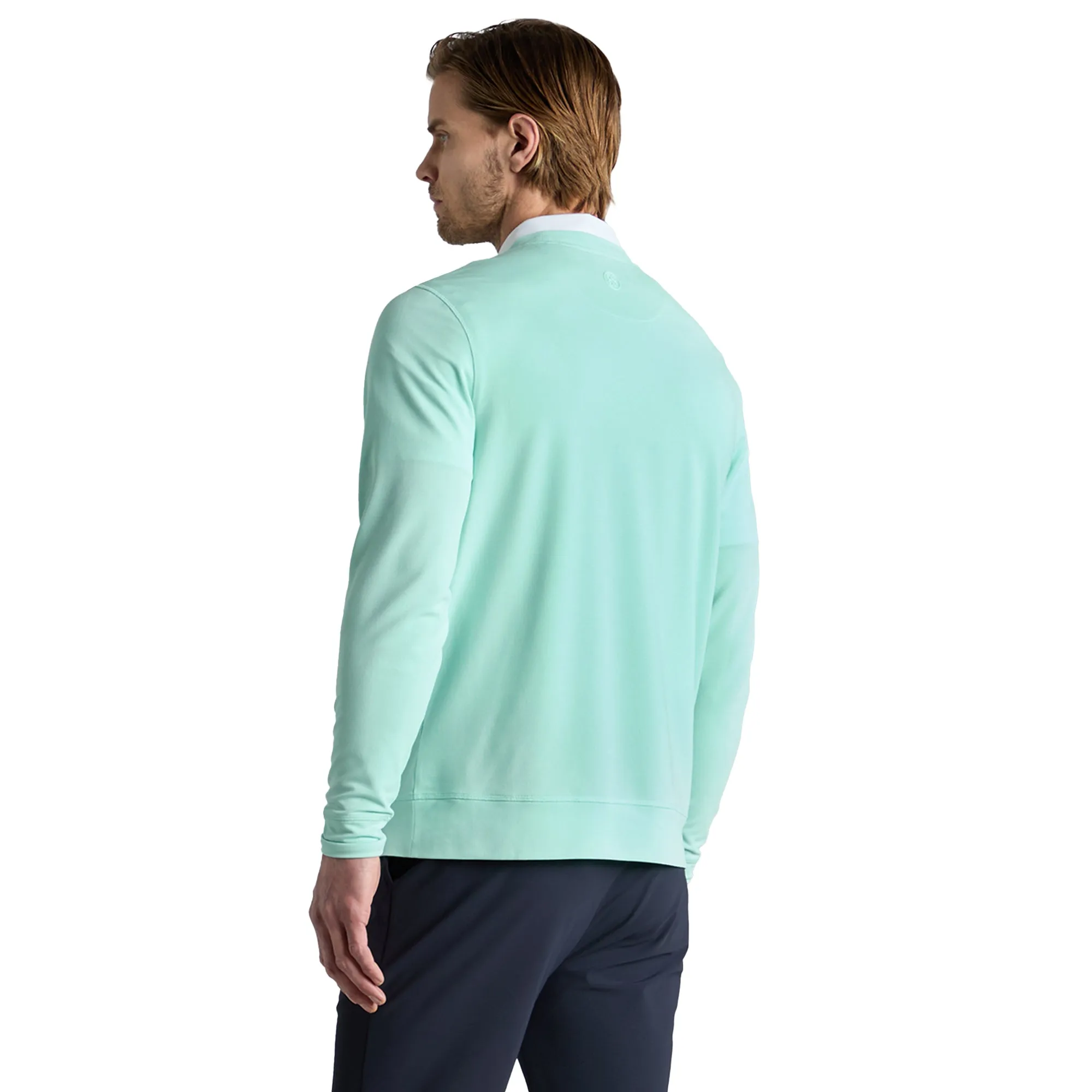 G/FORE Performance Pique Crew Neck Sweatshirt