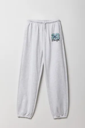 Girls Graphic Fleece Jogger
