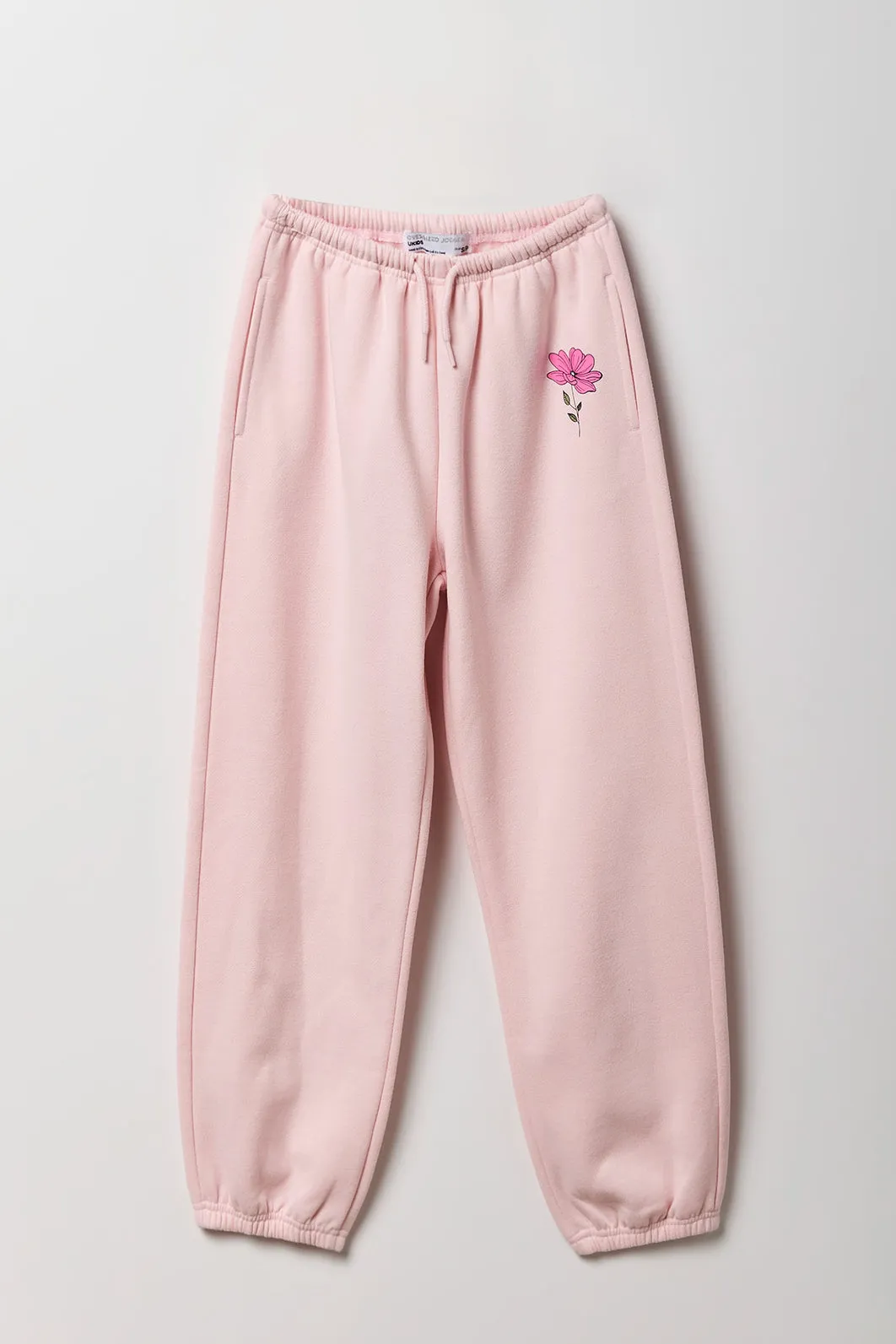 Girls Graphic Fleece Jogger