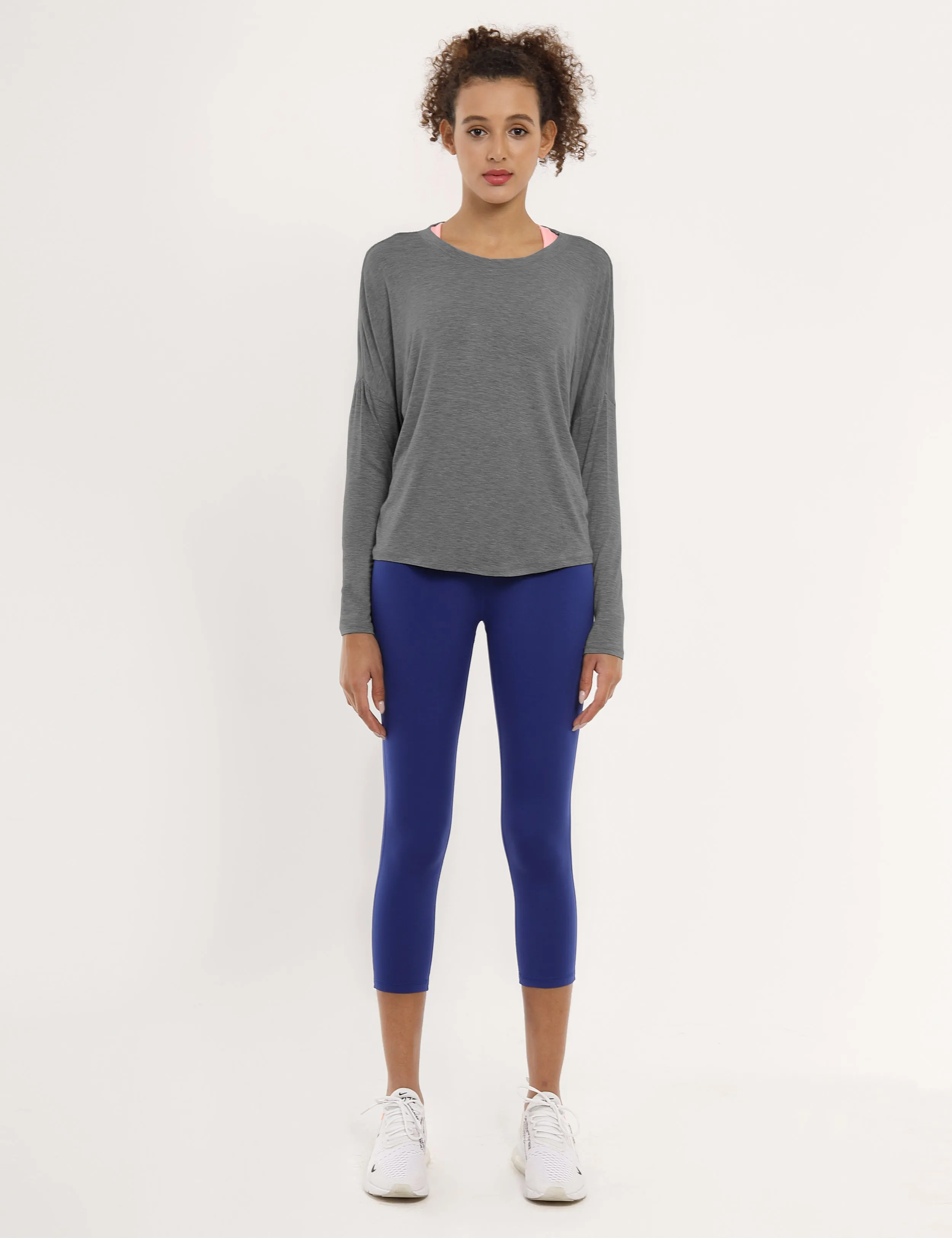 Golf Batwing Tunic Tops heathercharcoal_Golf