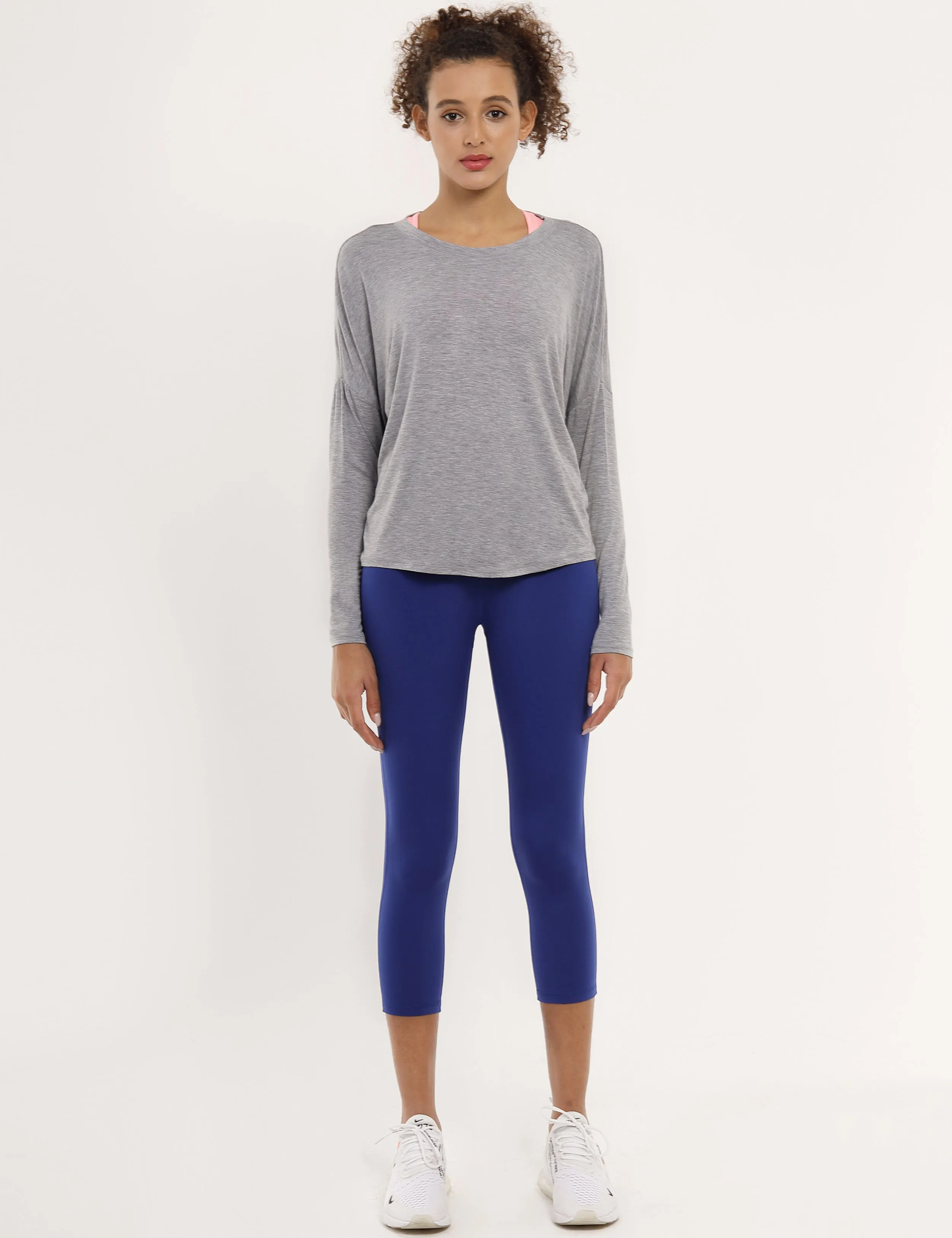 Golf Batwing Tunic Tops heathergray_Golf