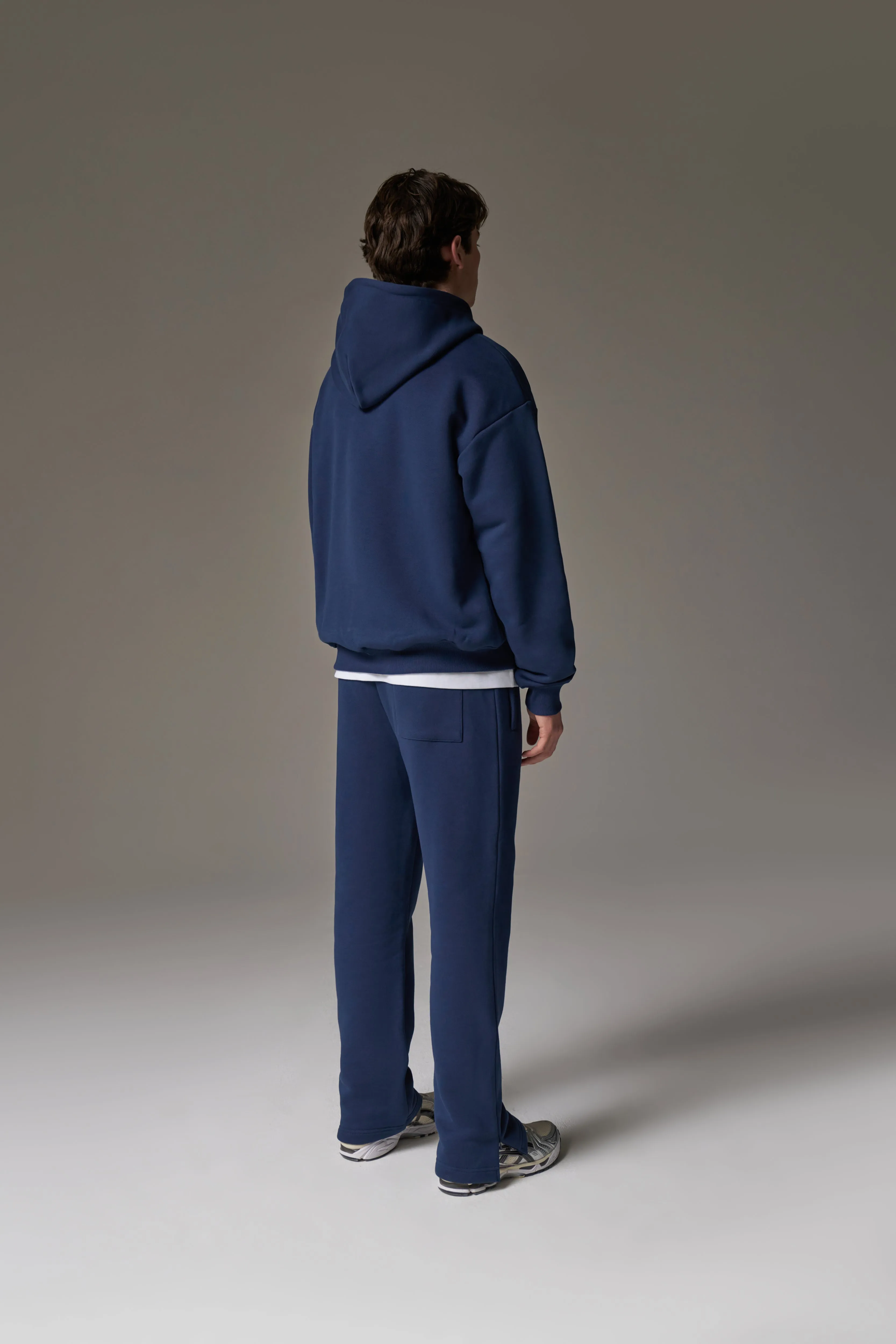 HEAVYWEIGHT EMBLEM APPLIQUE JOGGERS - NAVY