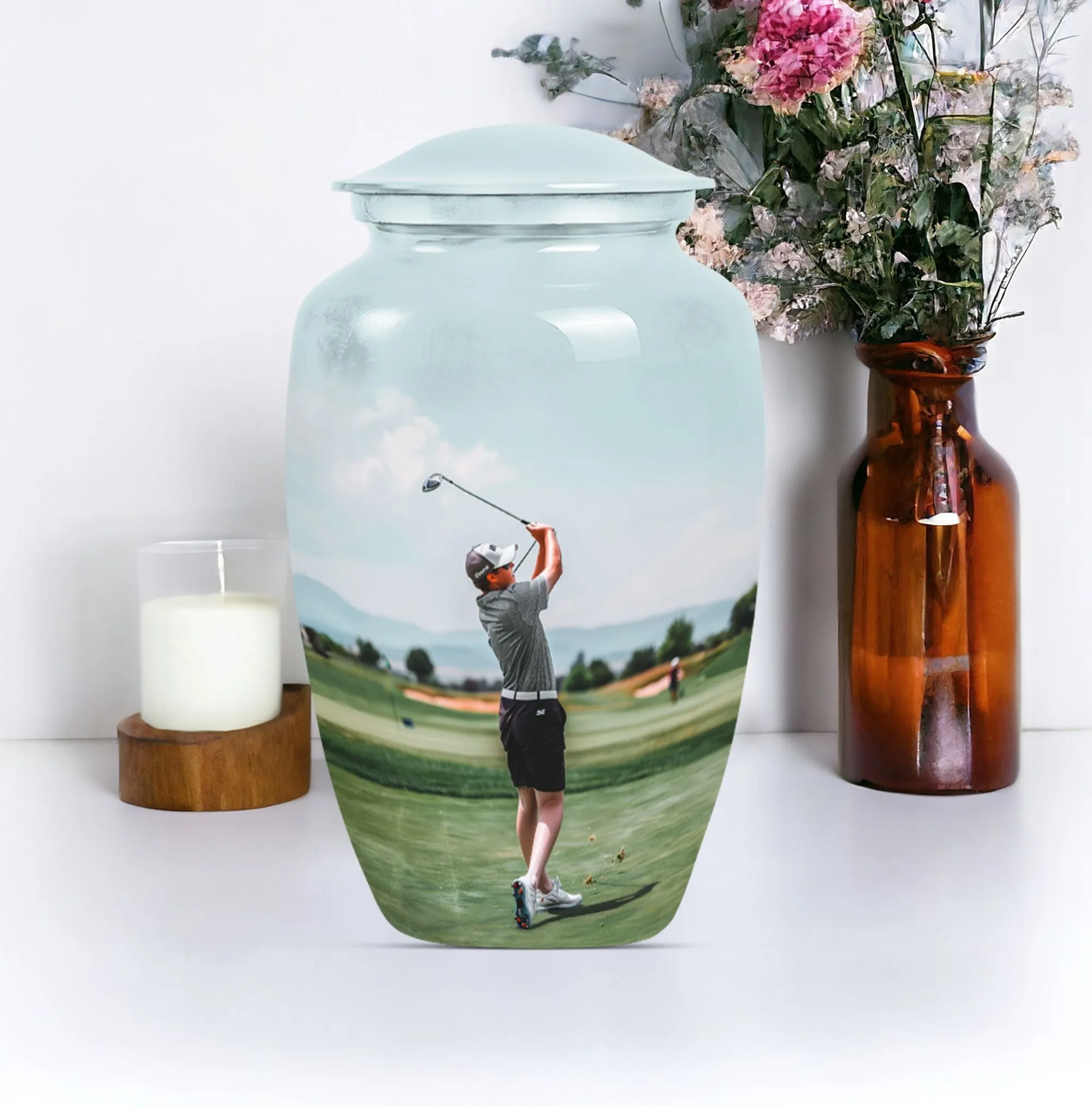 High-Esteem Golf Cremation Urn: Unique & Dignified Urn For Ashes