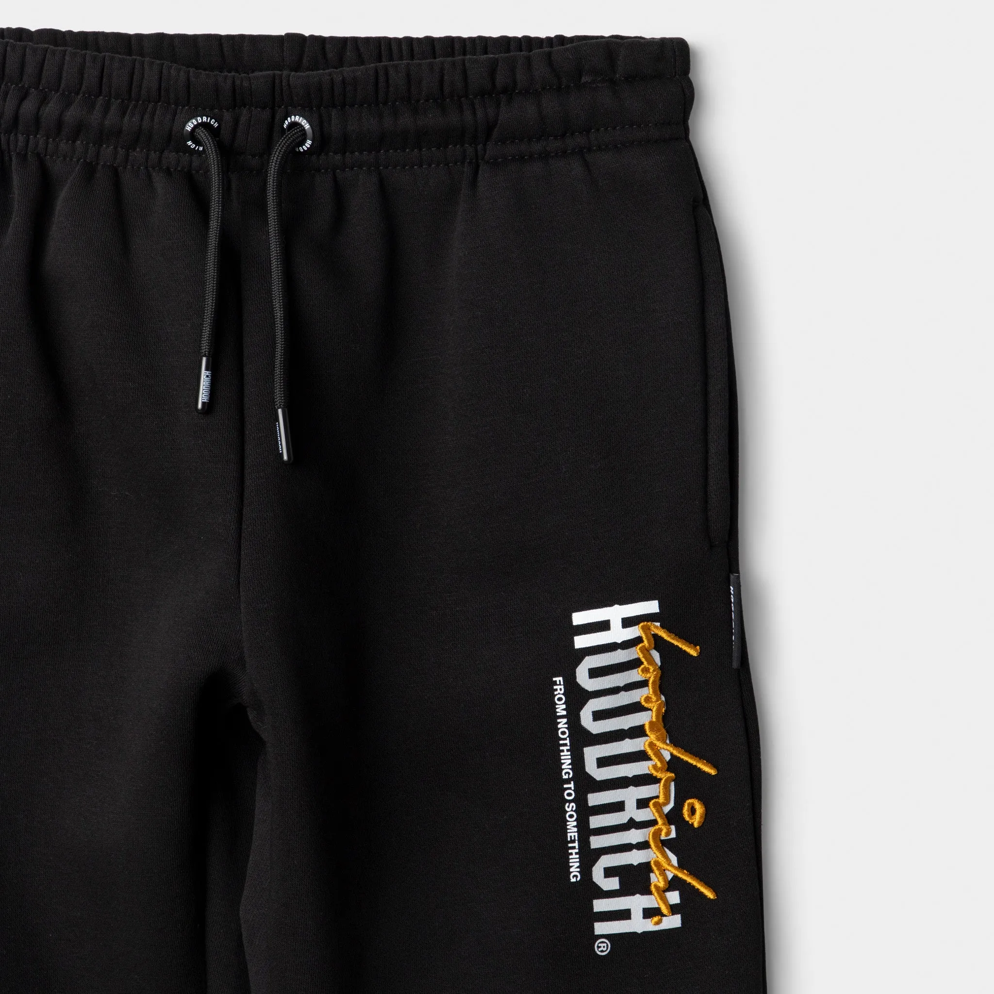 Hoodrich Junior Boys' Certify V2 Joggers  Black / White - Quiet Grey