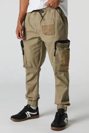 Jogger cargo avec poches en filet à fermeture à glissière