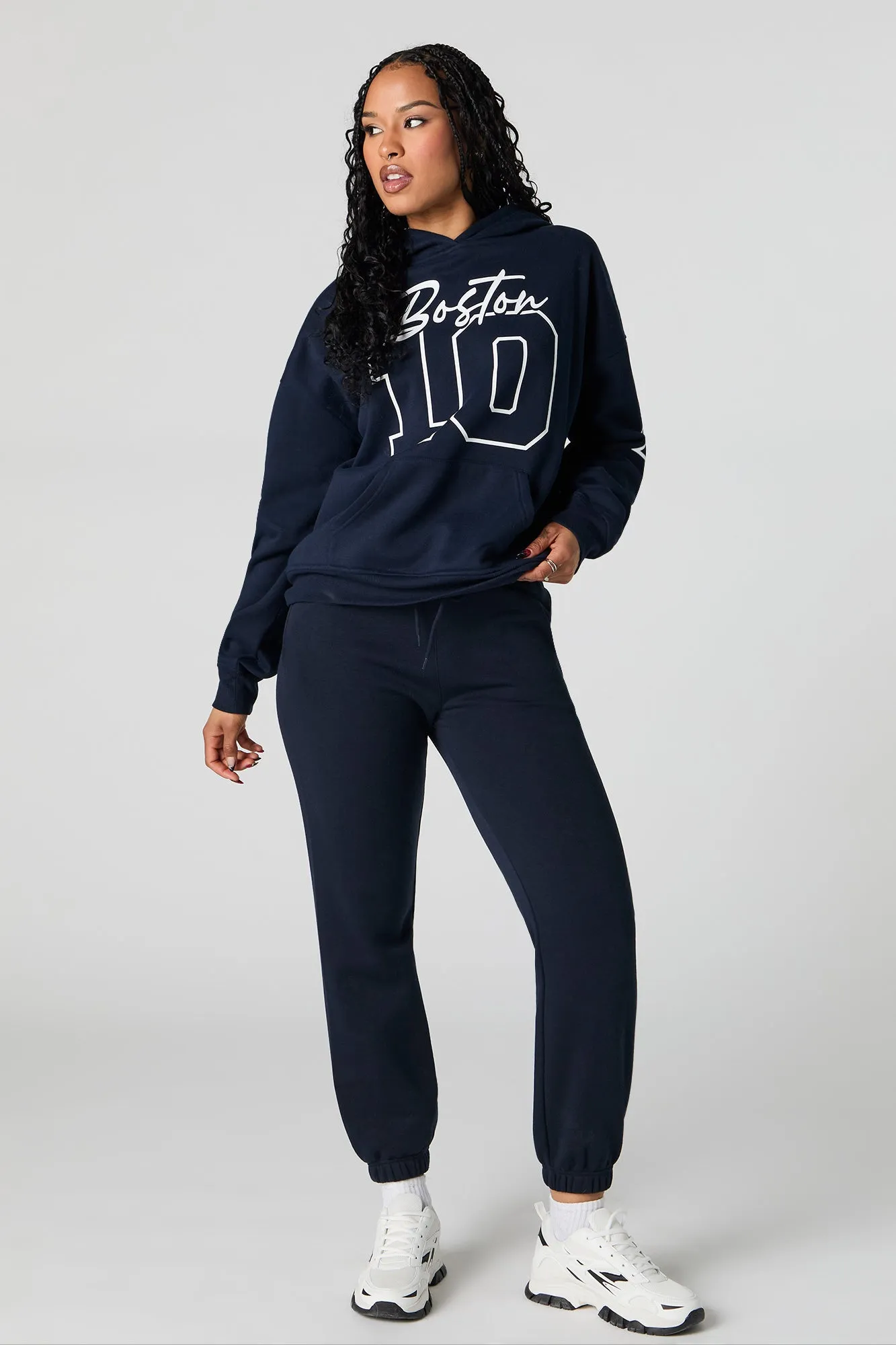 Jogger en molleton classique