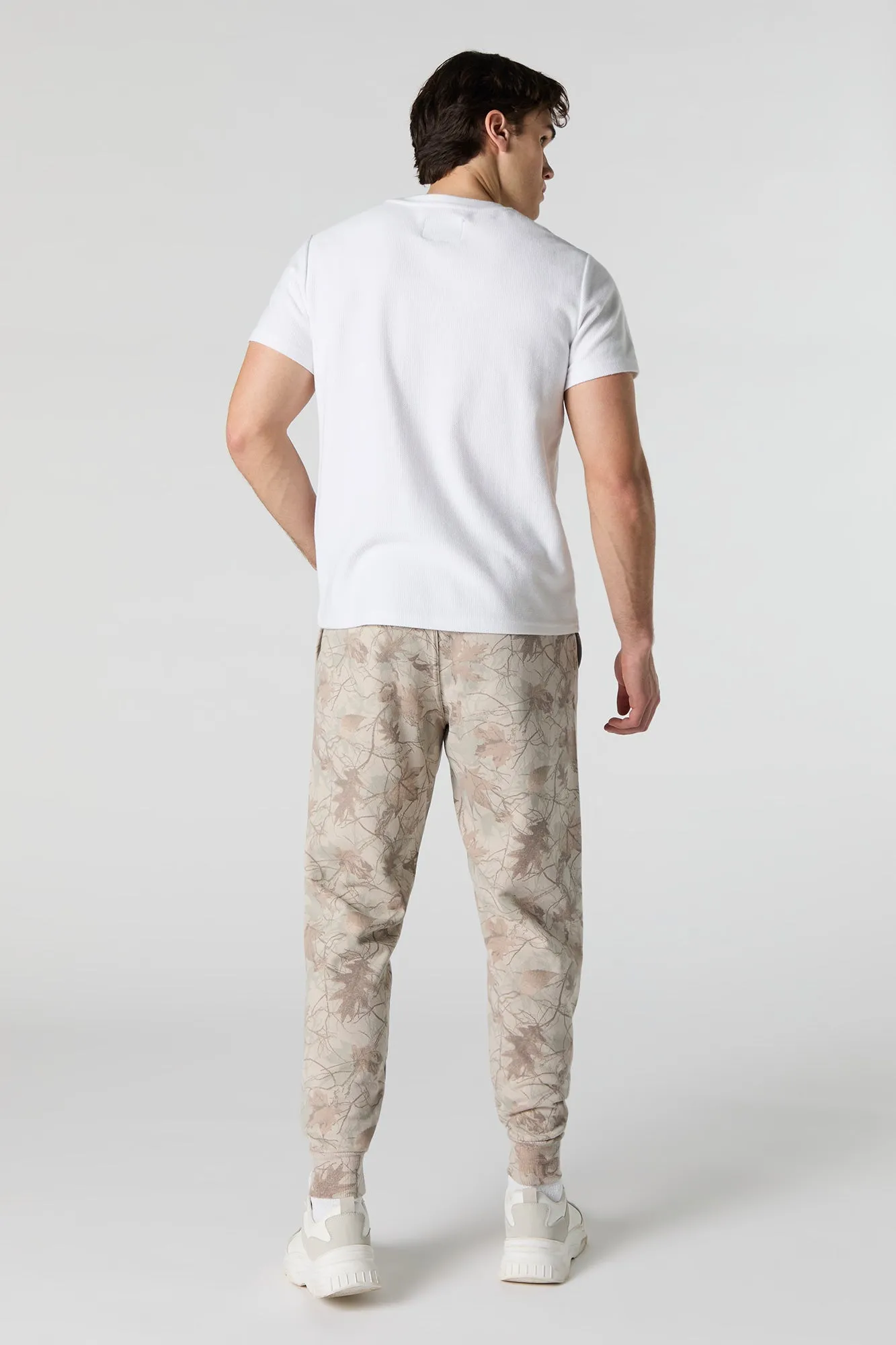 Jogger en molleton uni
