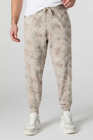 Jogger en molleton uni