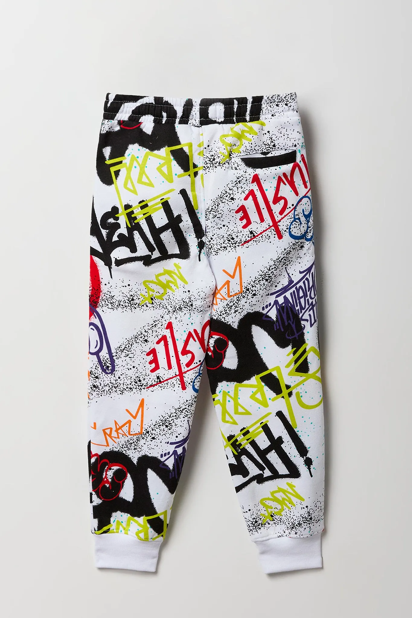 Jogger à imprimé graffitis pour enfants