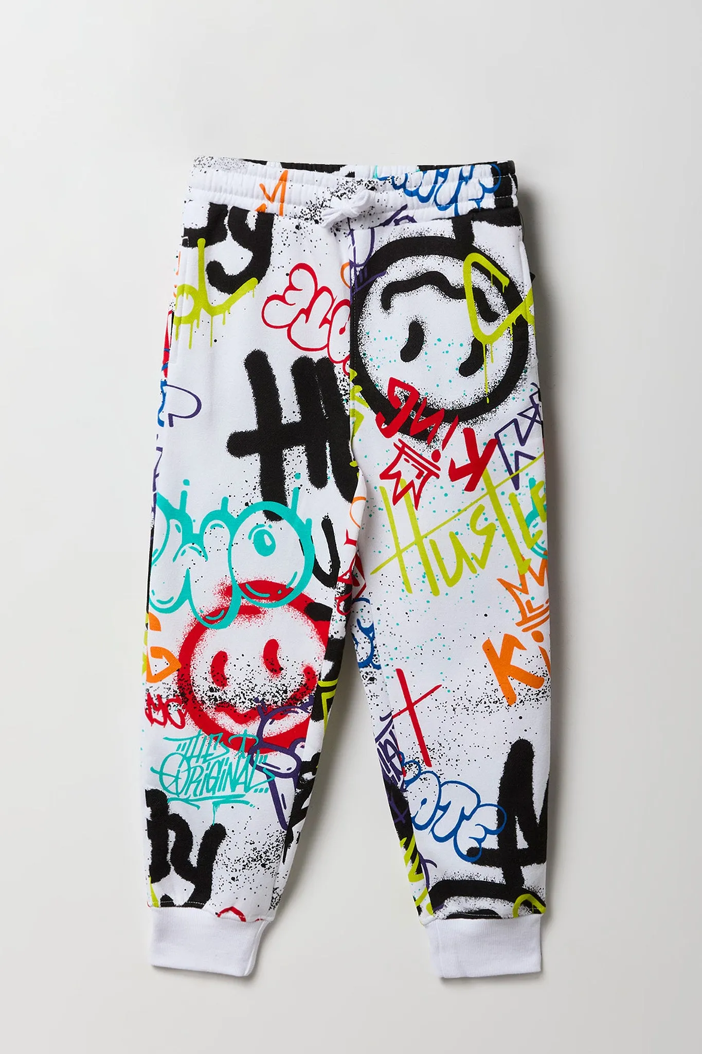 Jogger à imprimé graffitis pour enfants