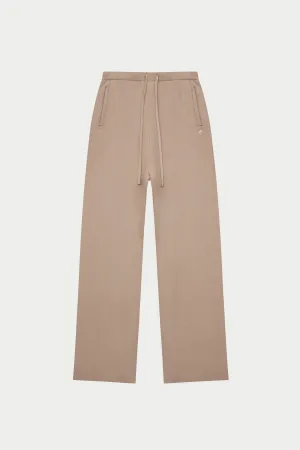 KNITTED RELAXED JOGGERS - BEIGE