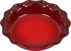 Le Creuset 9" Heritage Pie Dish - Cerise
