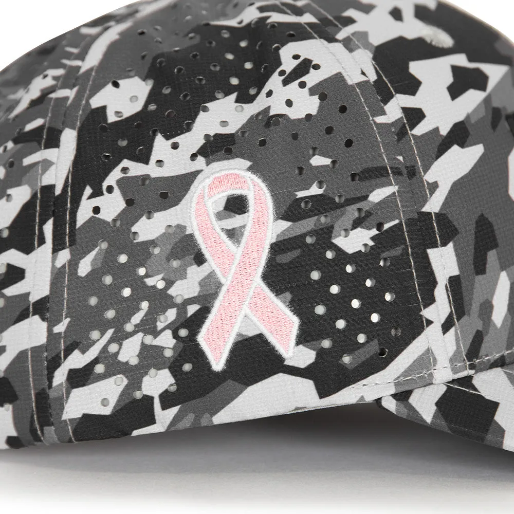 Limited Edition Performance Snapback | Pink Battle | Geo-Camo | Grey