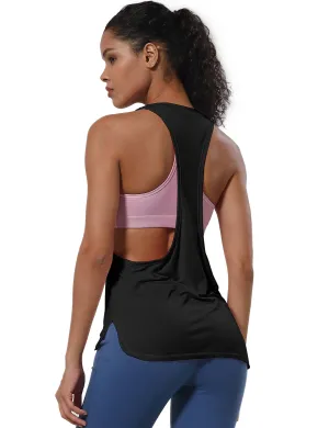 Low Cut Loose Fit Tank Top black_Golf