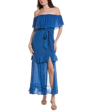 Maison Maar Off-The-Shoulder Maxi Dress