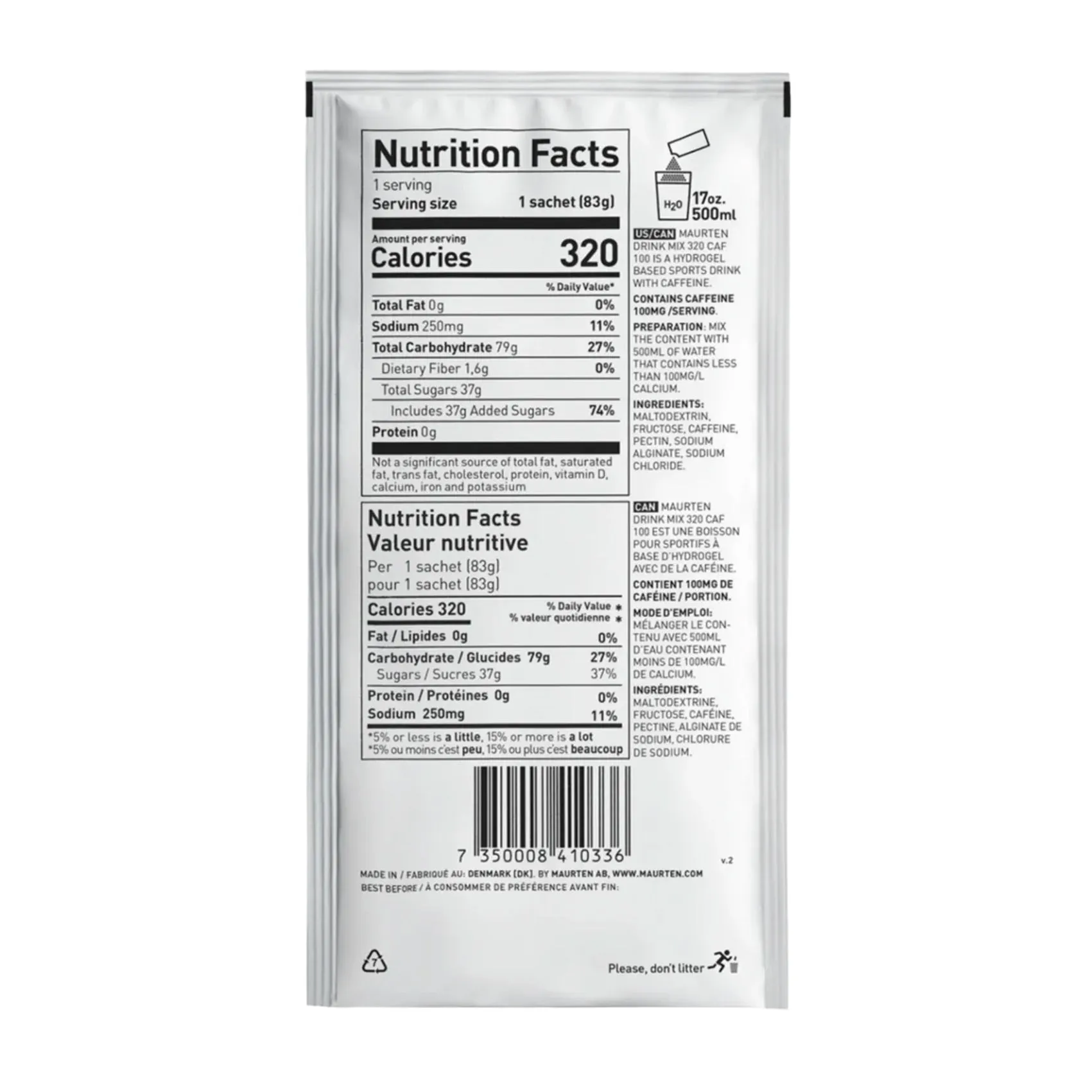 Maurten Drink Mix 320 Caf 100