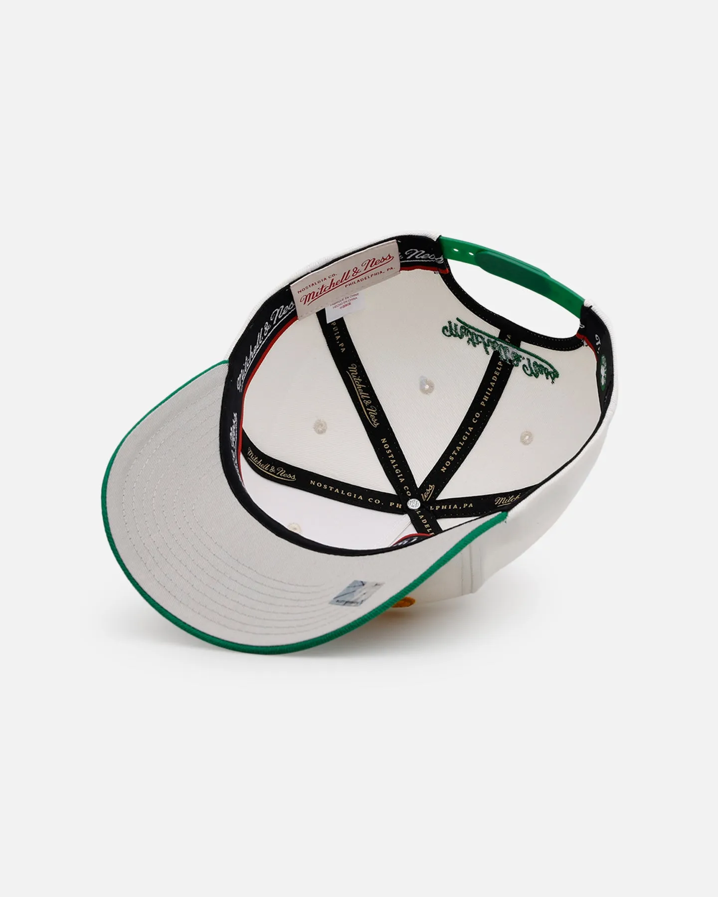 Mitchell & Ness Boston Celtics 'NBA Elite Finals' MVP Snapback Cream/Green