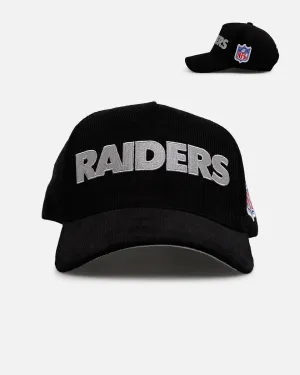 Mitchell & Ness Las Vegas Raiders 'Vintage Cord' Pro Pinch Corduroy Snapback Black