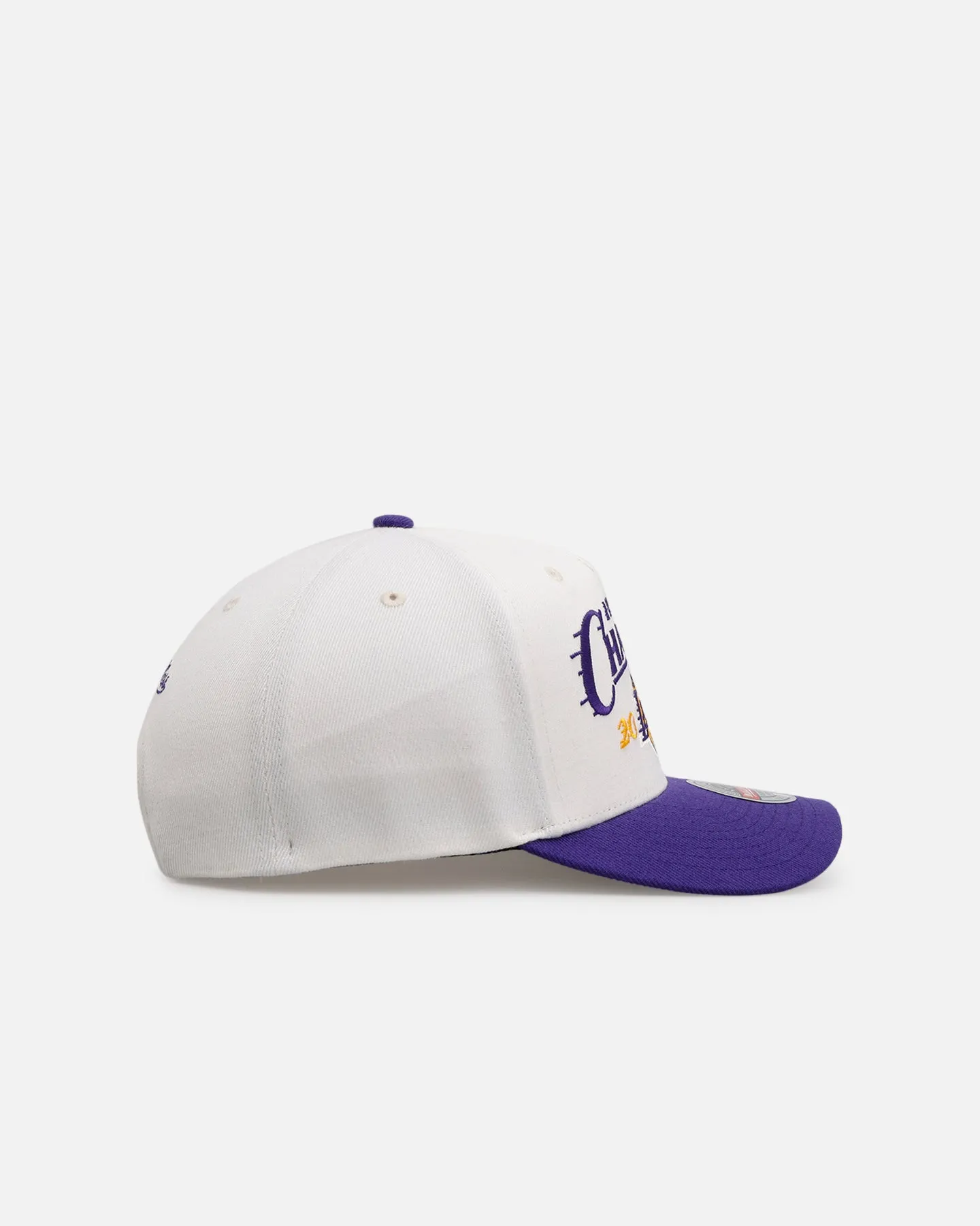 Mitchell & Ness Los Angeles Lakers 'NBA Elite Finals' MVP Snapback Cream/Purple