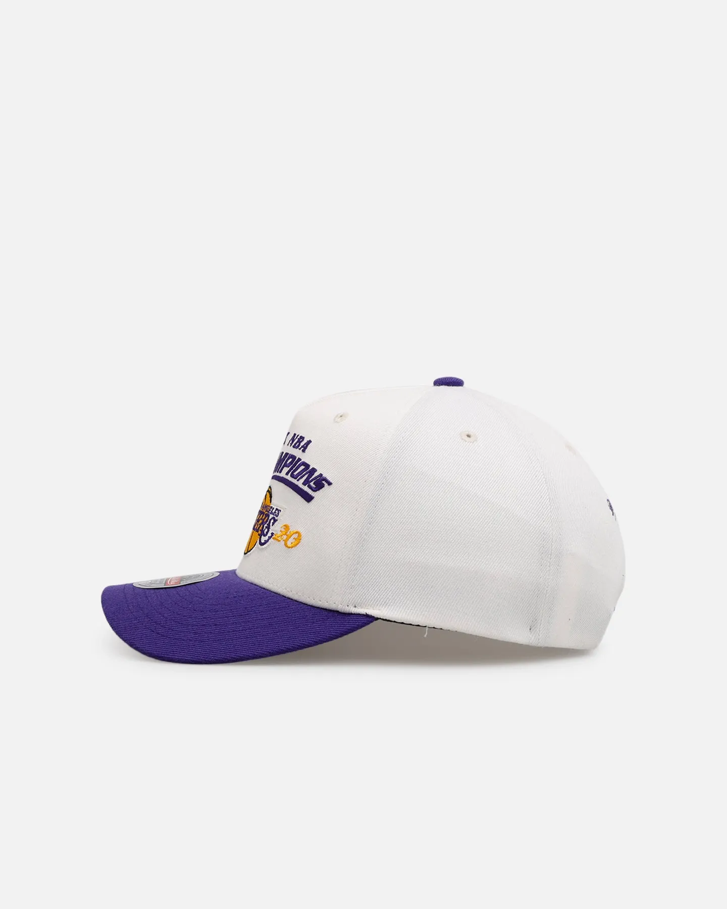 Mitchell & Ness Los Angeles Lakers 'NBA Elite Finals' MVP Snapback Cream/Purple