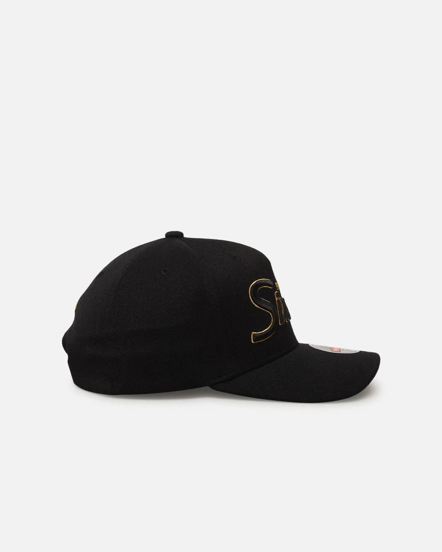 Mitchell & Ness Philadelphia 76ers 'Team Script' MVP Snapback Black/Gold