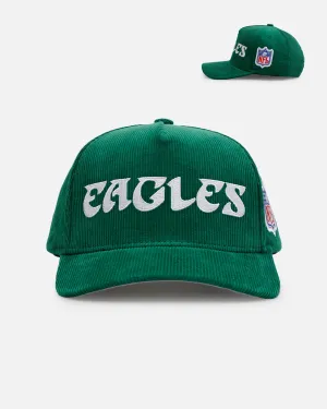 Mitchell & Ness Philadelphia Eagles 'Vintage Cord' Pro Pinch Corduroy Snapback Green