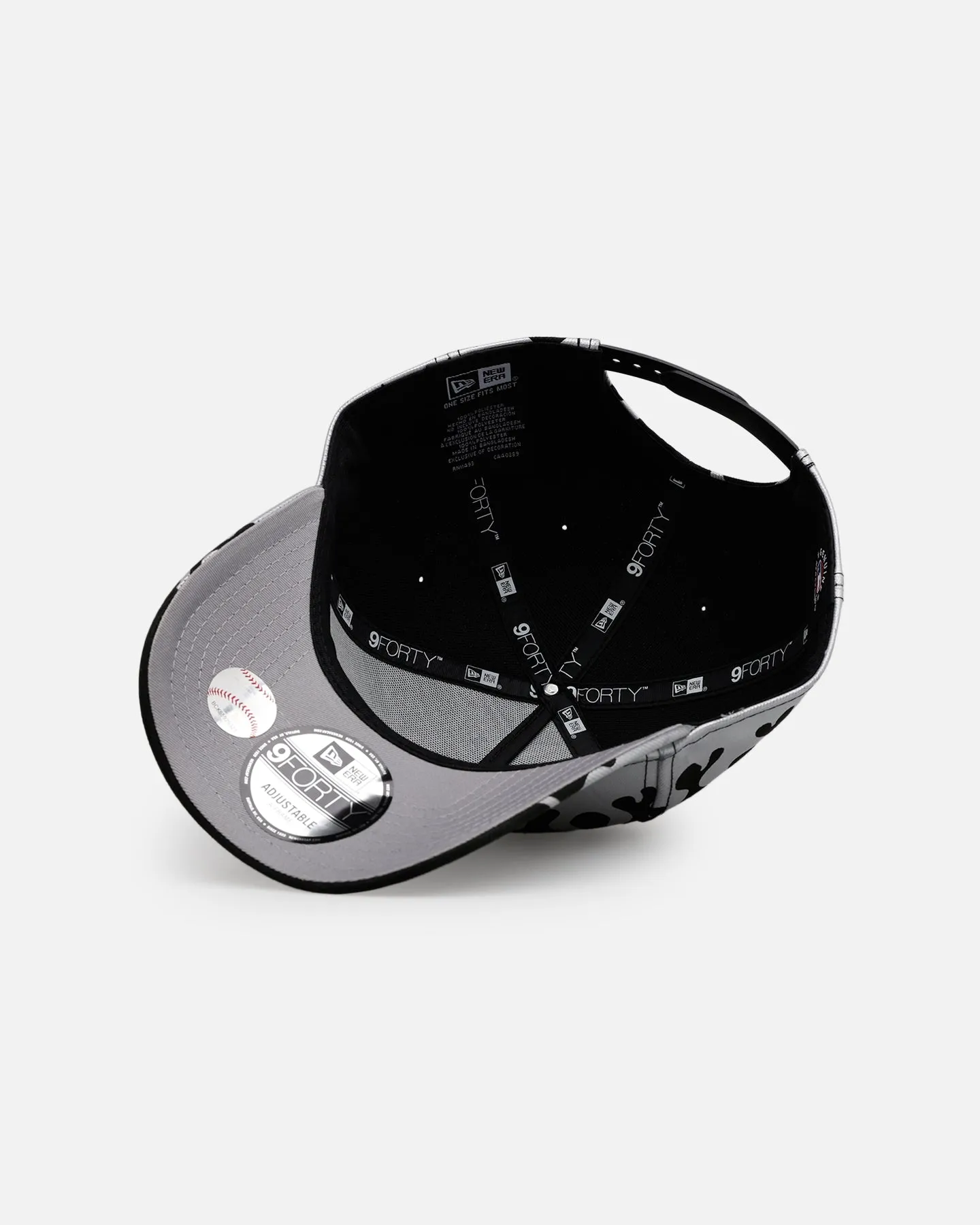 New Era Arizona Diamondbacks 'Metallic Flames' 9FORTY A-Frame Snapback Black/Silver
