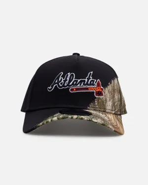 New Era Atlanta Braves 'Camo Tear Away' 9FORTY A-Frame Snapback Camo/Official Team Color