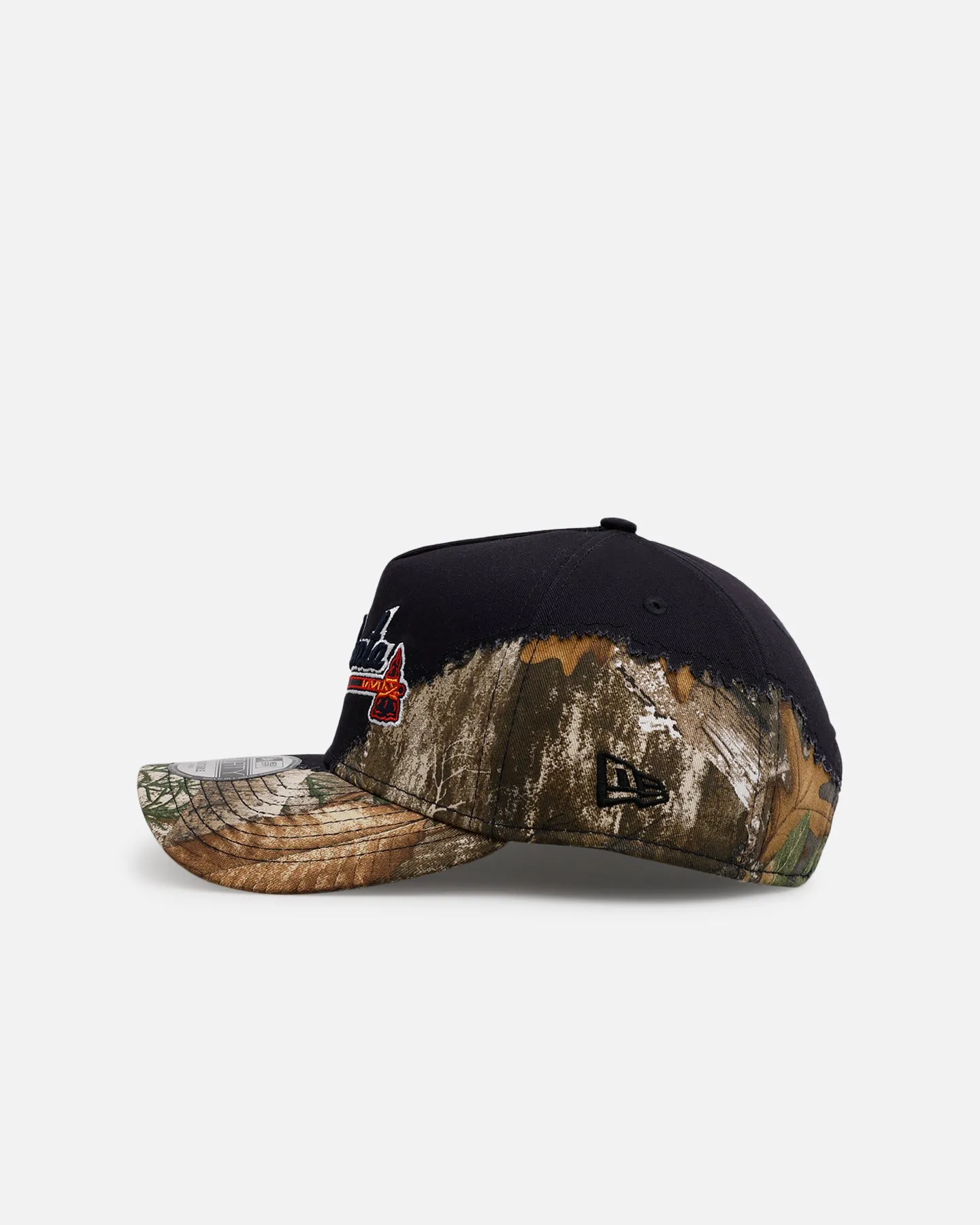 New Era Atlanta Braves 'Camo Tear Away' 9FORTY A-Frame Snapback Camo/Official Team Color