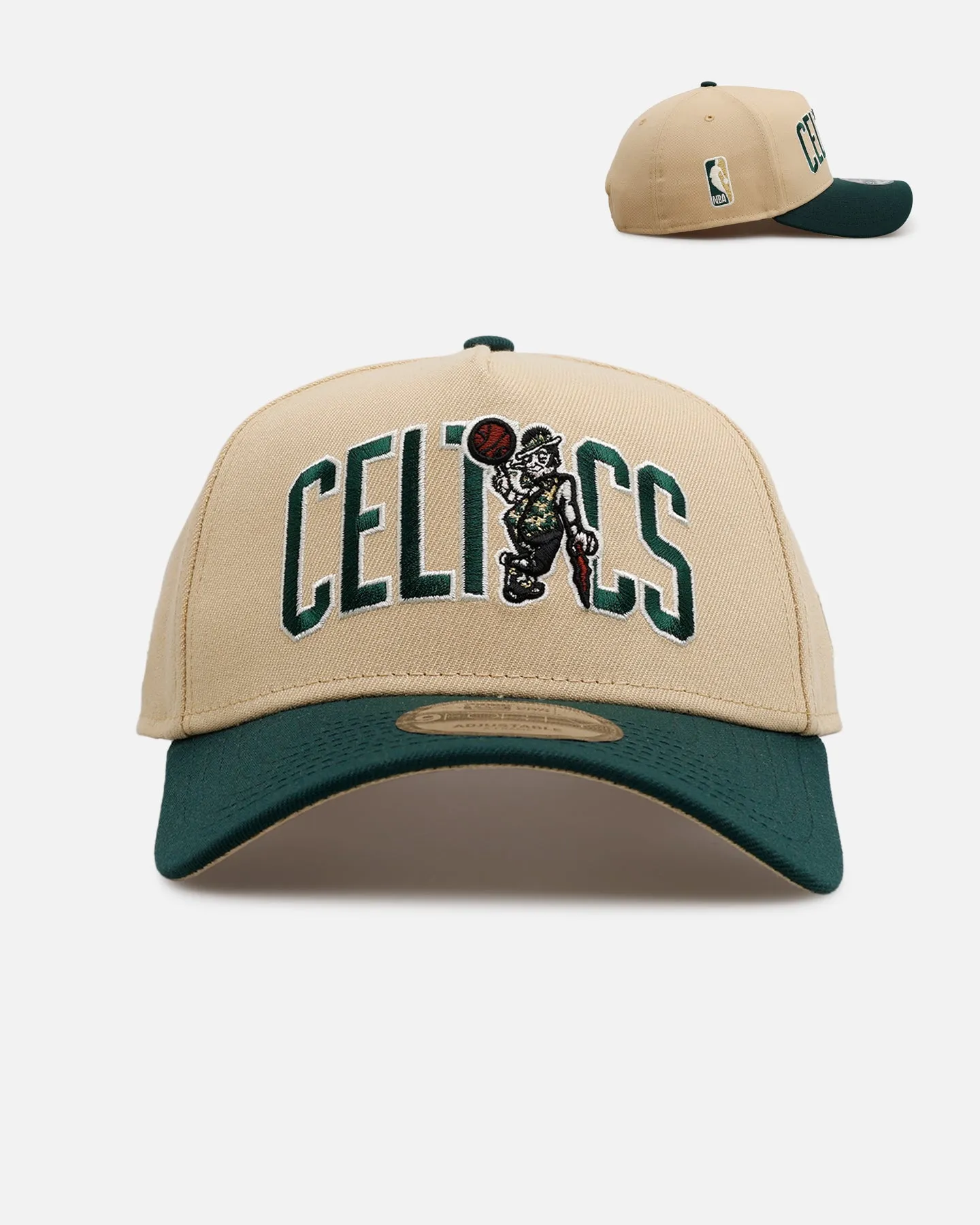 New Era Boston Celtics 'Vintage' 9FORTY A-Frame Snapback Vegas Gold