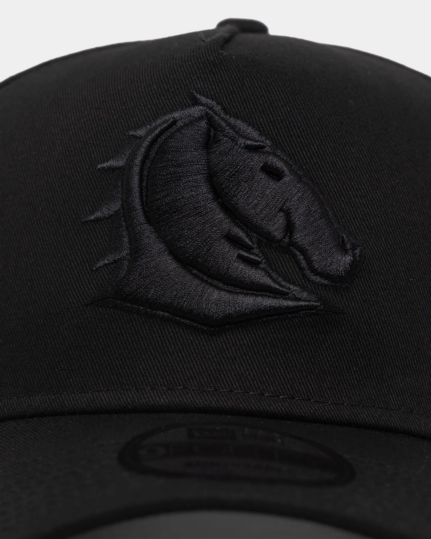 New Era Brisbane Broncos 'Black On Black' 9FORTY A-Frame Snapback Black