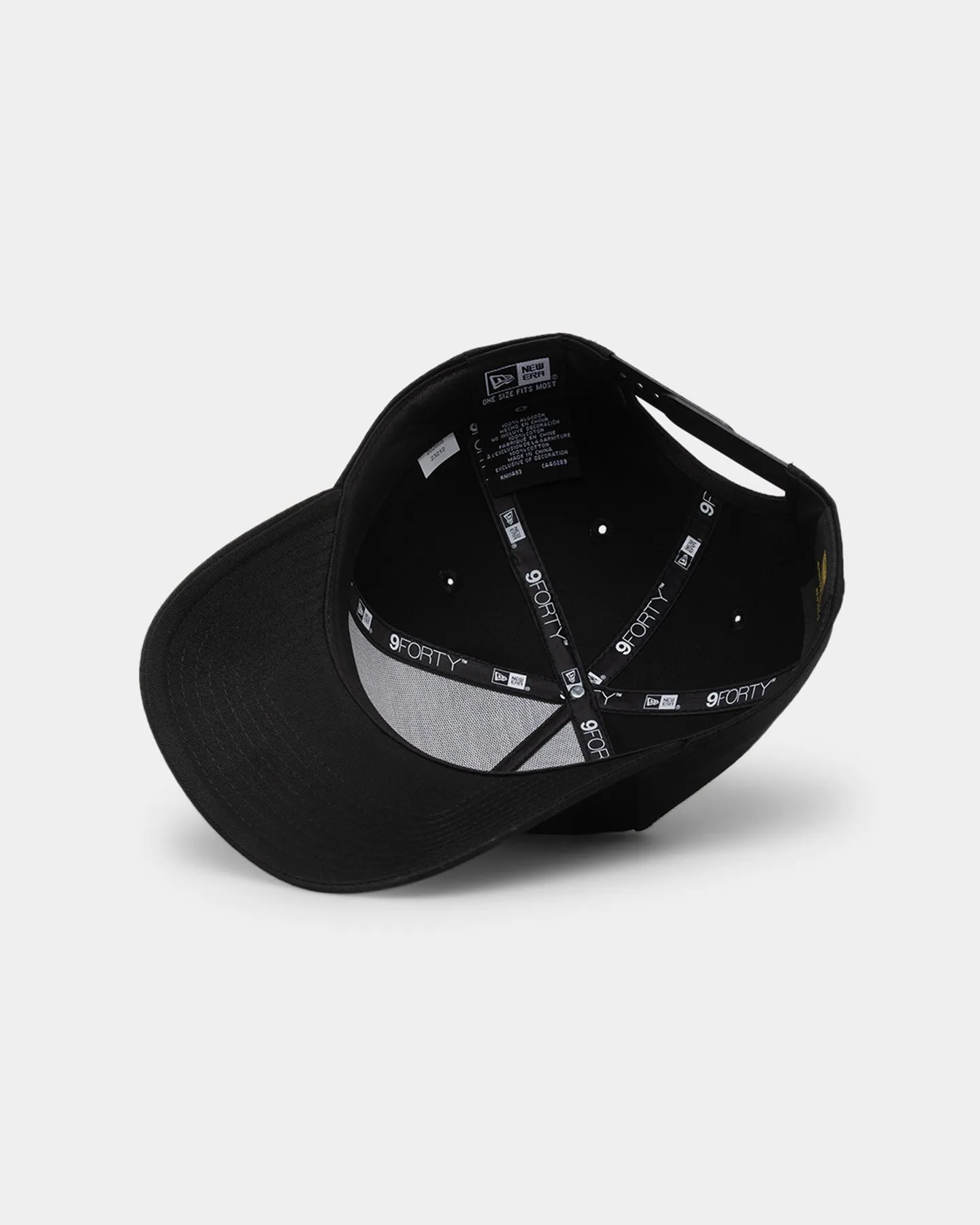 New Era Brisbane Broncos 'Black On Black' 9FORTY A-Frame Snapback Black