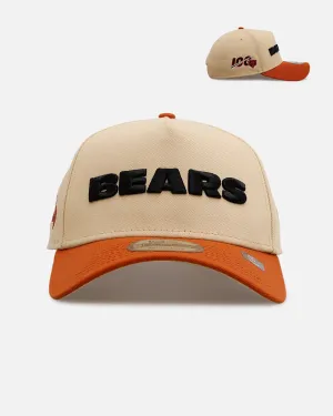 New Era Chicago Bears 'Vintage' 9FORTY A-Frame Snapback Vegas Gold