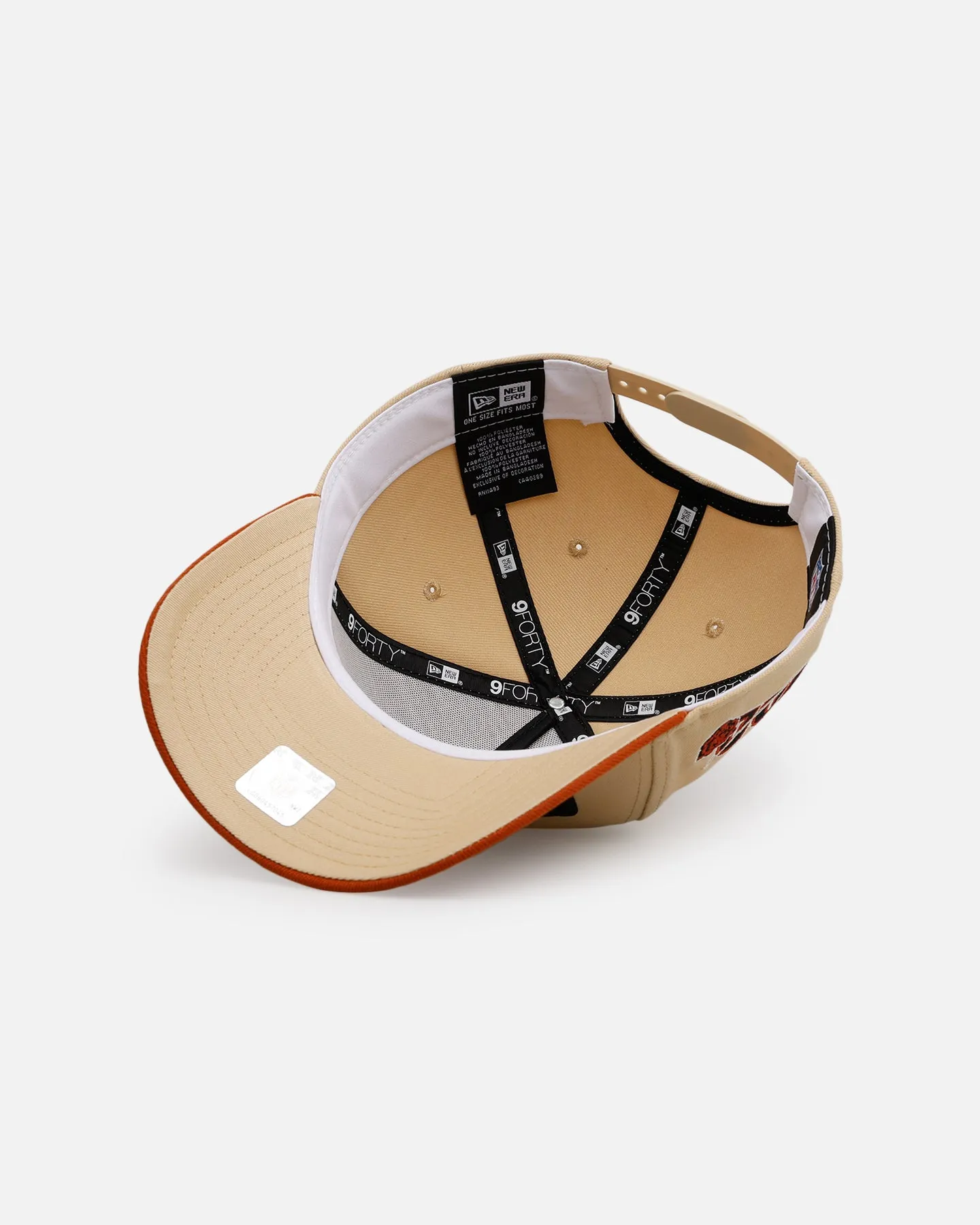 New Era Chicago Bears 'Vintage' 9FORTY A-Frame Snapback Vegas Gold