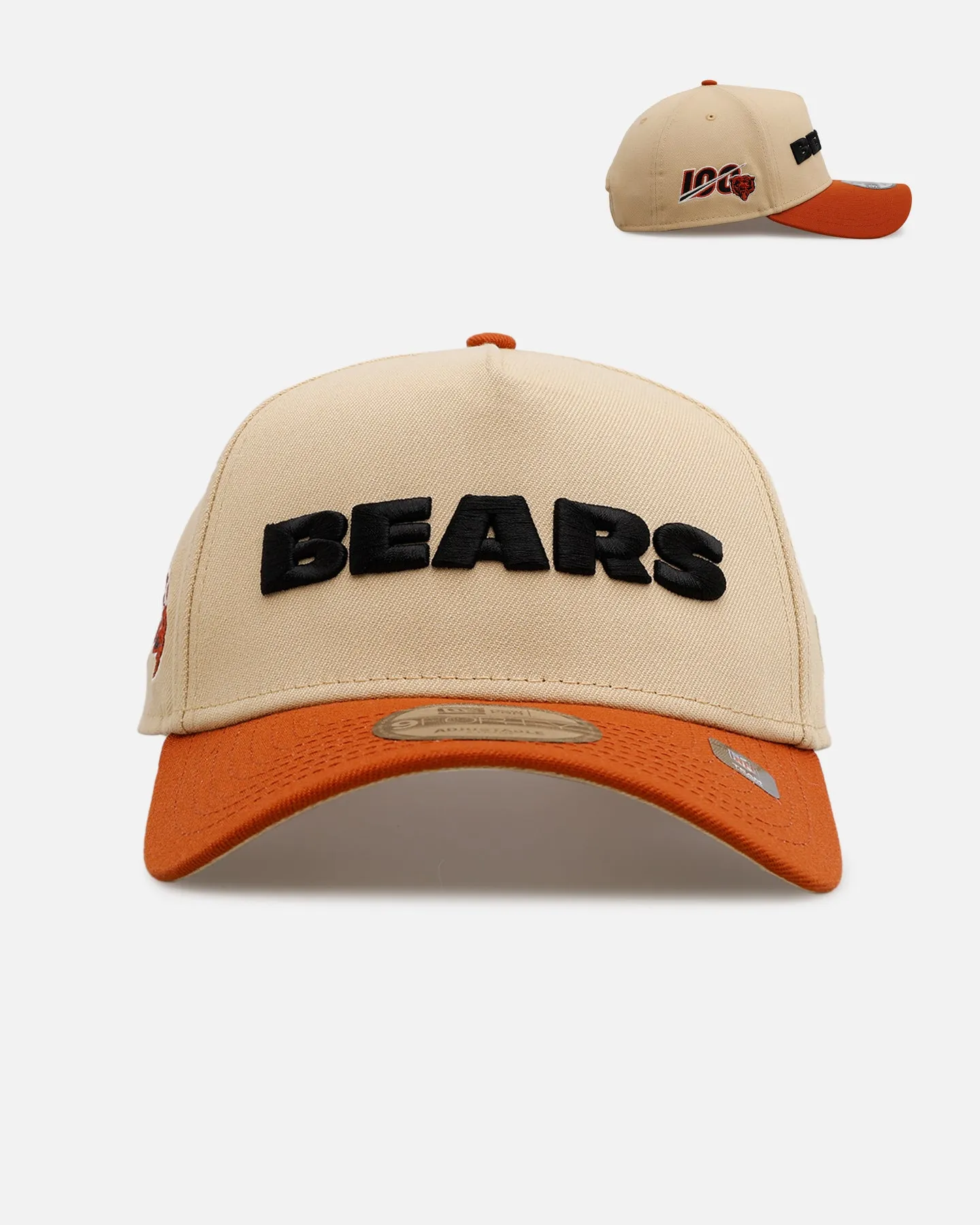New Era Chicago Bears 'Vintage' 9FORTY A-Frame Snapback Vegas Gold