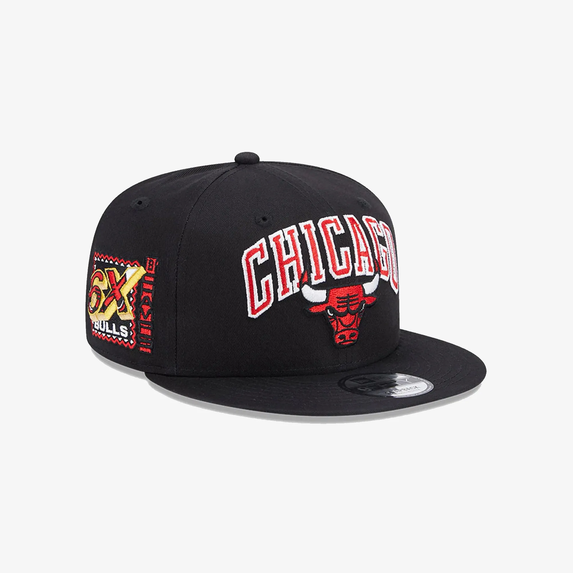 New Era | CHICAGO BULLS NBA PATCH BLACK 9FIFTY SNAPBACK CAP  { BLACK
