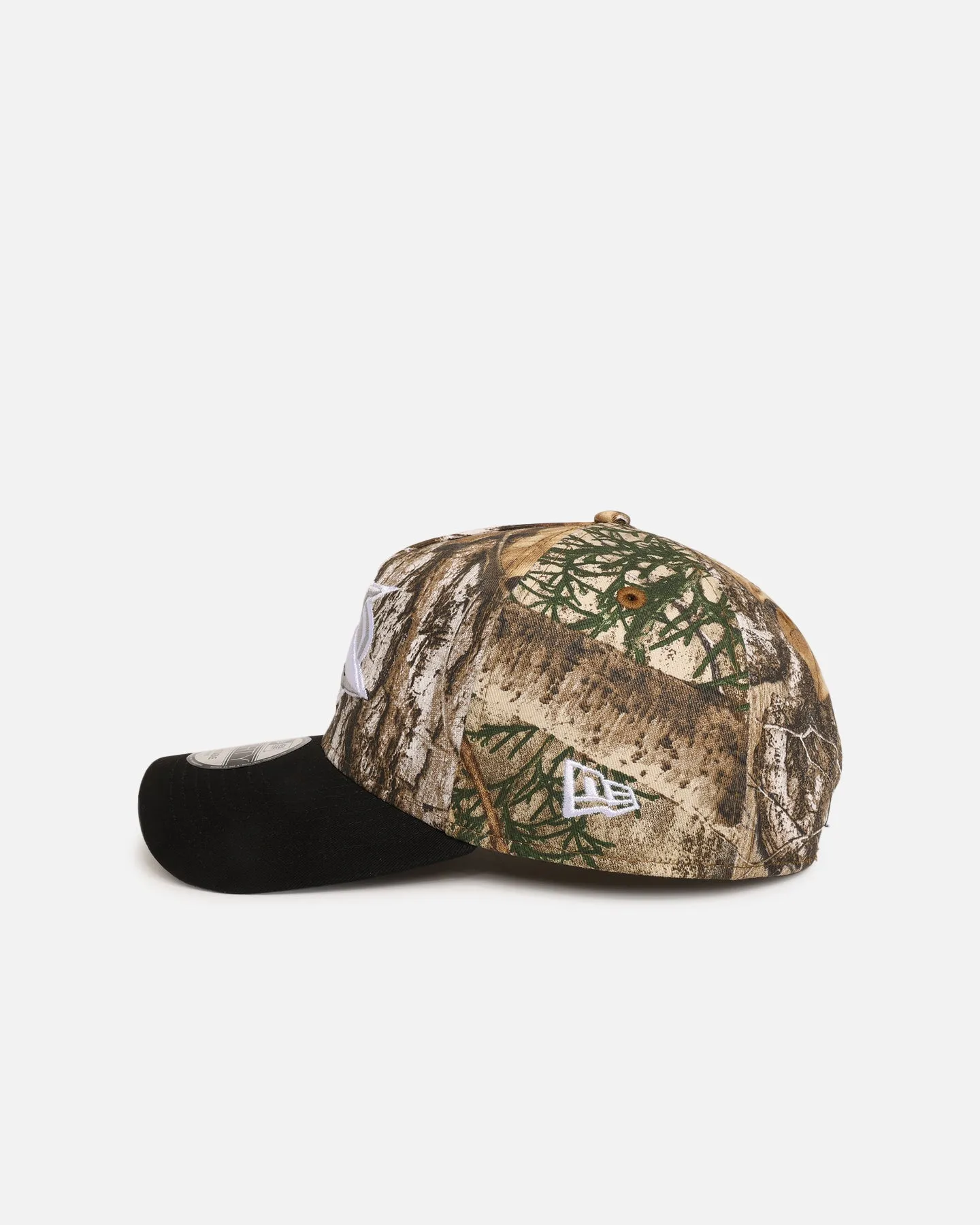 New Era Cronulla Sutherland Sharks 'NRL Real Tree' 9FORTY A-Frame Snapback Real Tree Camo