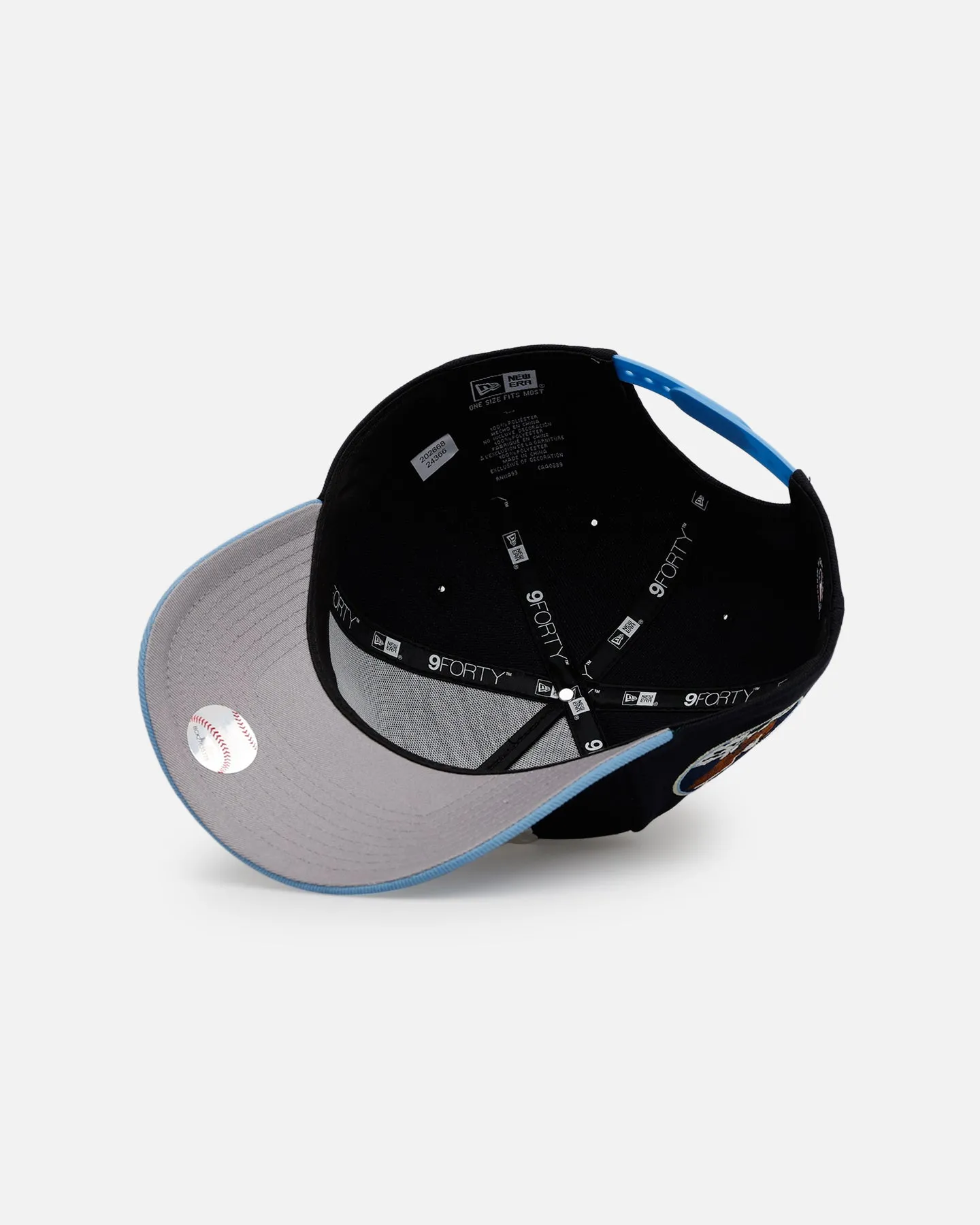 New Era Houston Astros 'Ocean' 9FORTY A-Frame Snapback Navy/Sky Blue