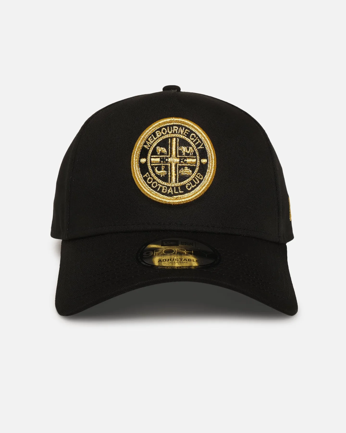 New Era Melbourne City FC 'A-League Exculsive' 9FORTY A-Frame Snapback Black/Gold